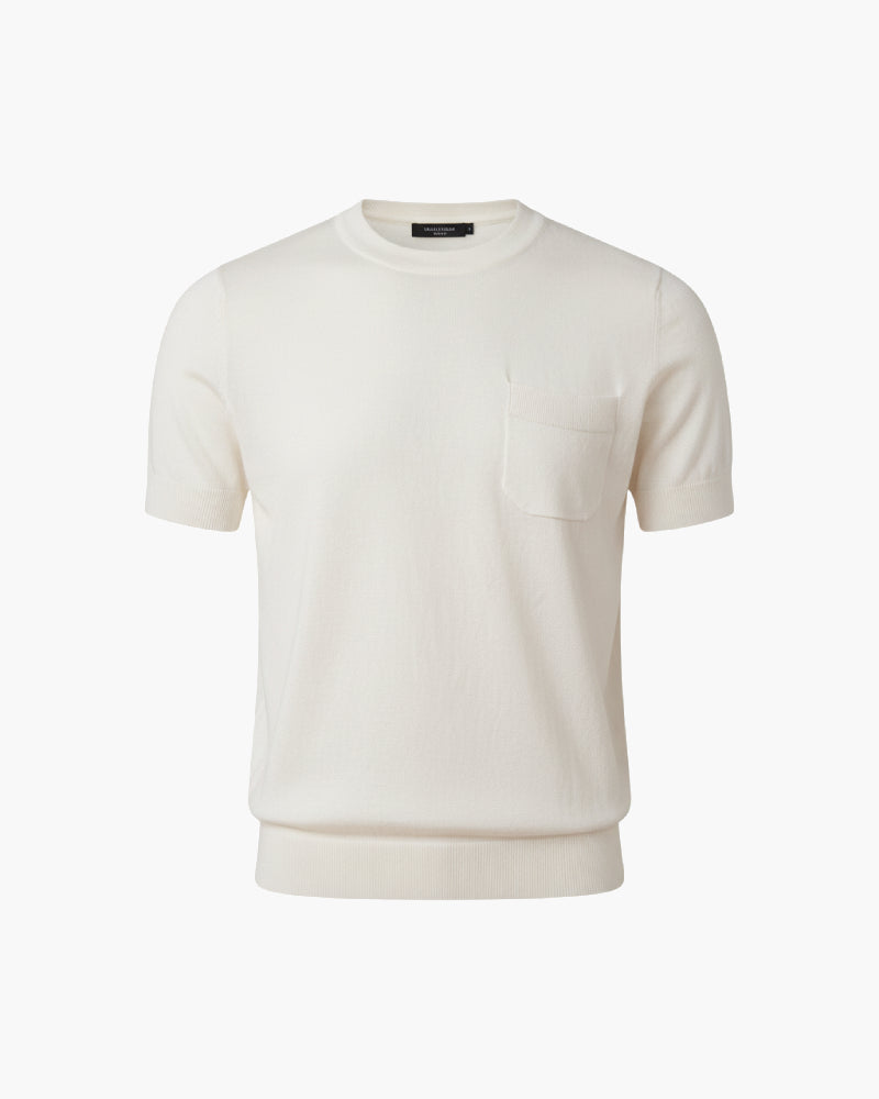 White Linen T-Shirt