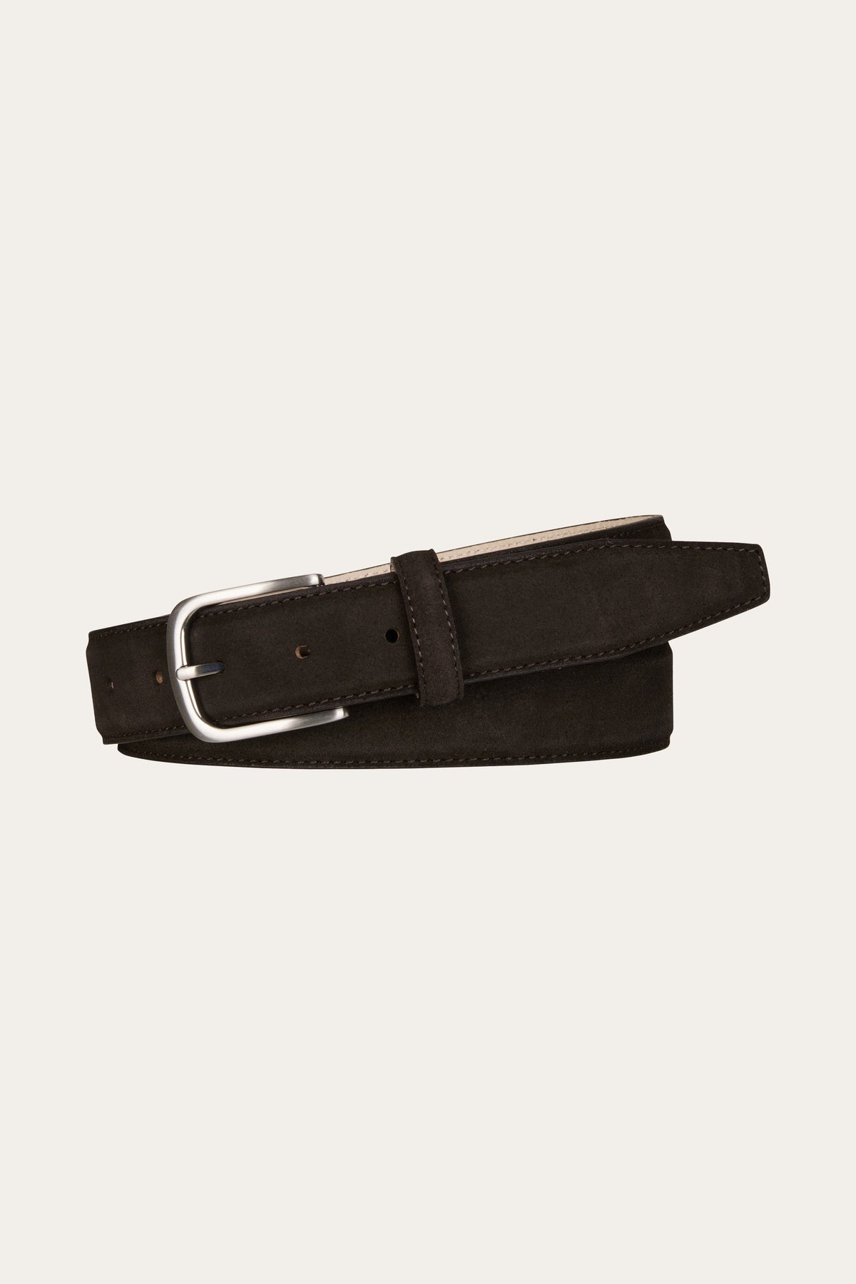 Bruine suède riem