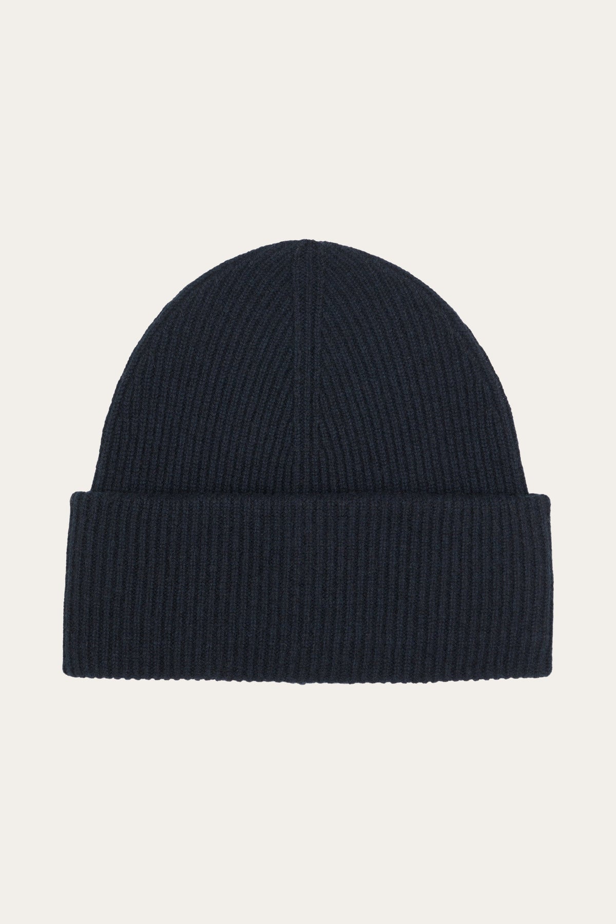 Navy cashmere beanie