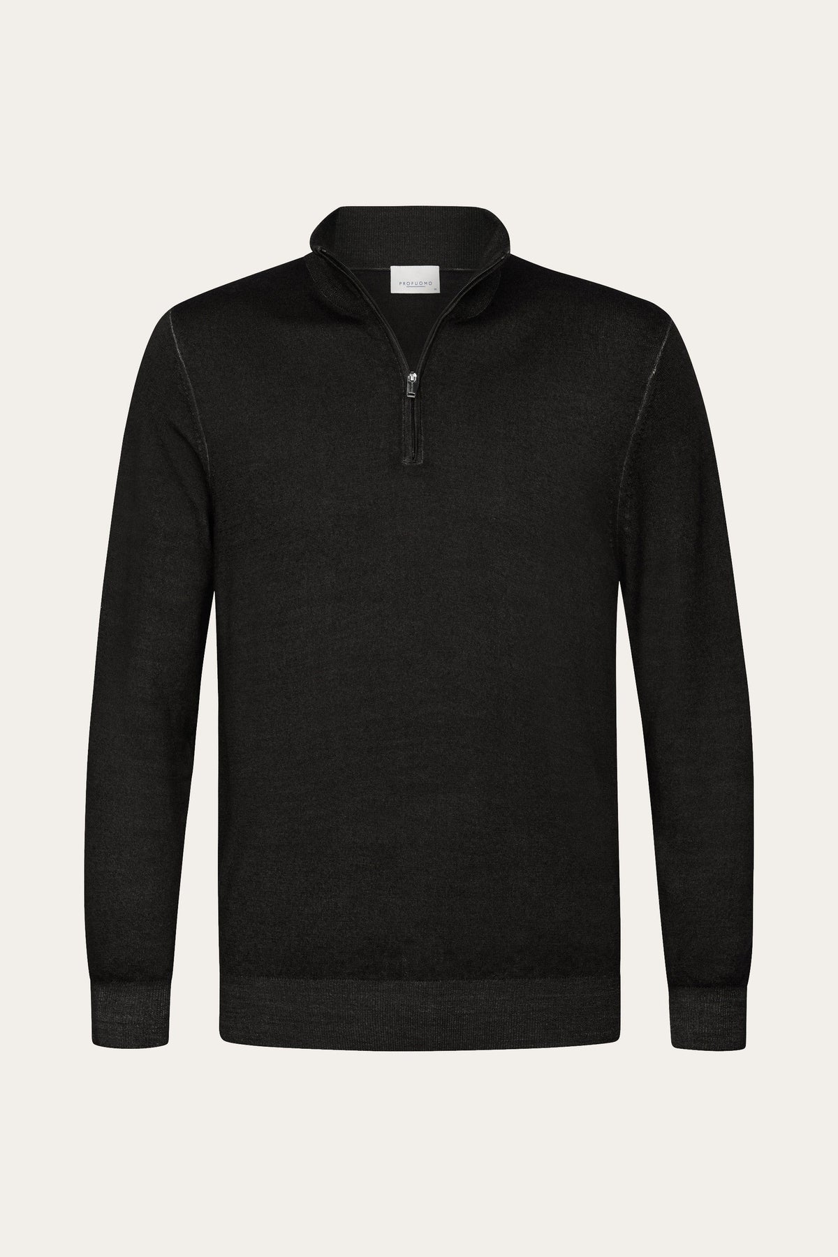 Bruine Garment Dye merino half zip