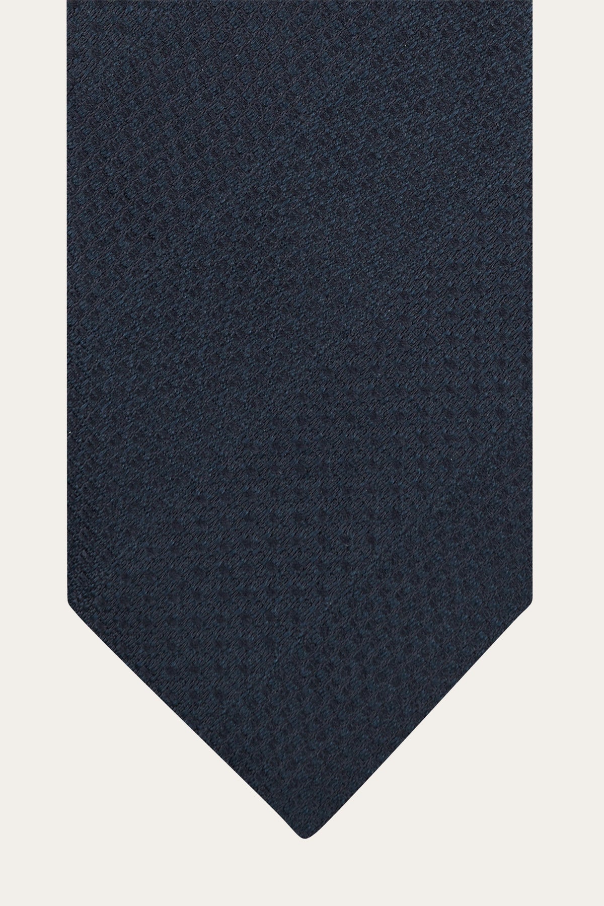 Navy zijden stropdas