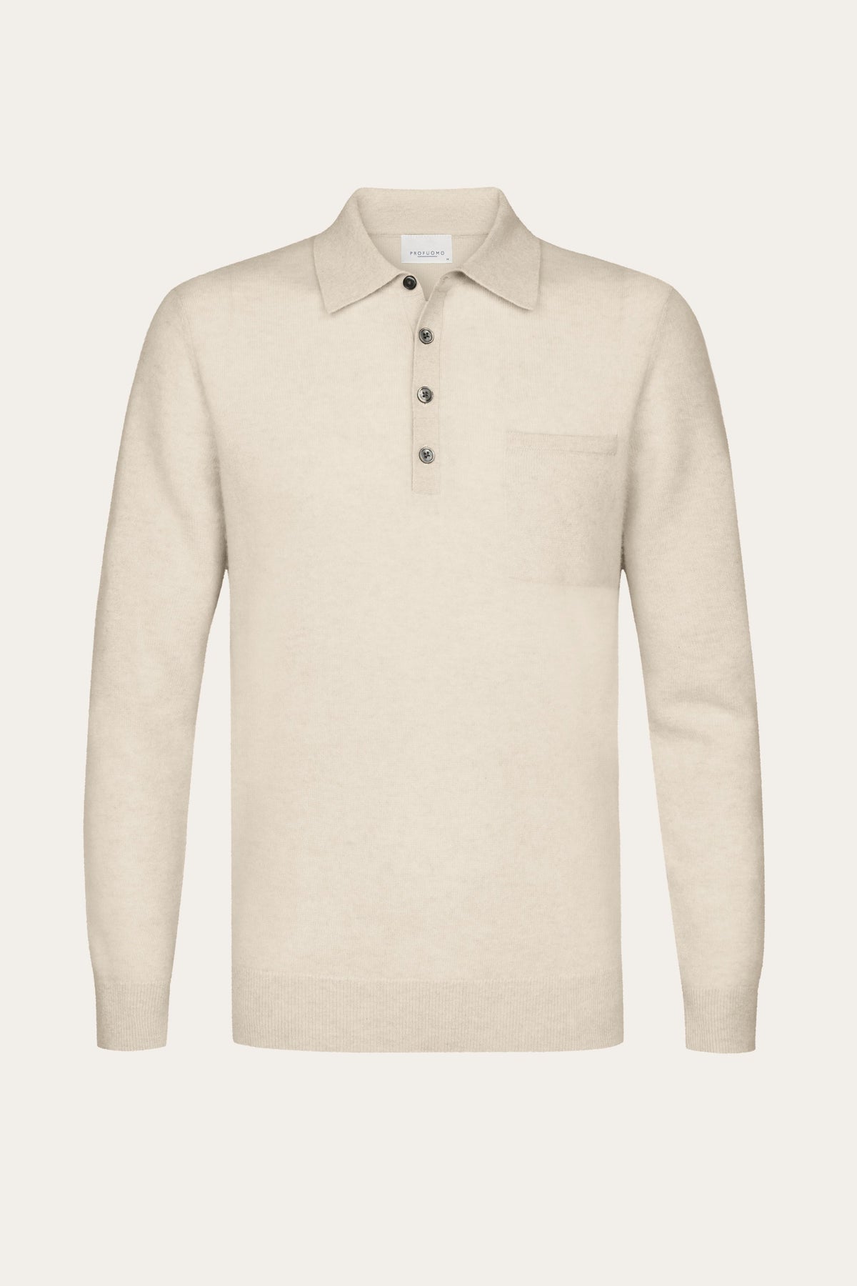 Zand cashmere polo