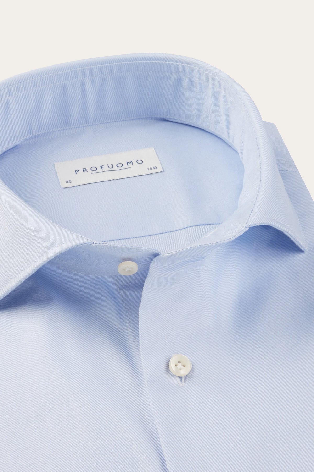 Blauw Supima overhemd
