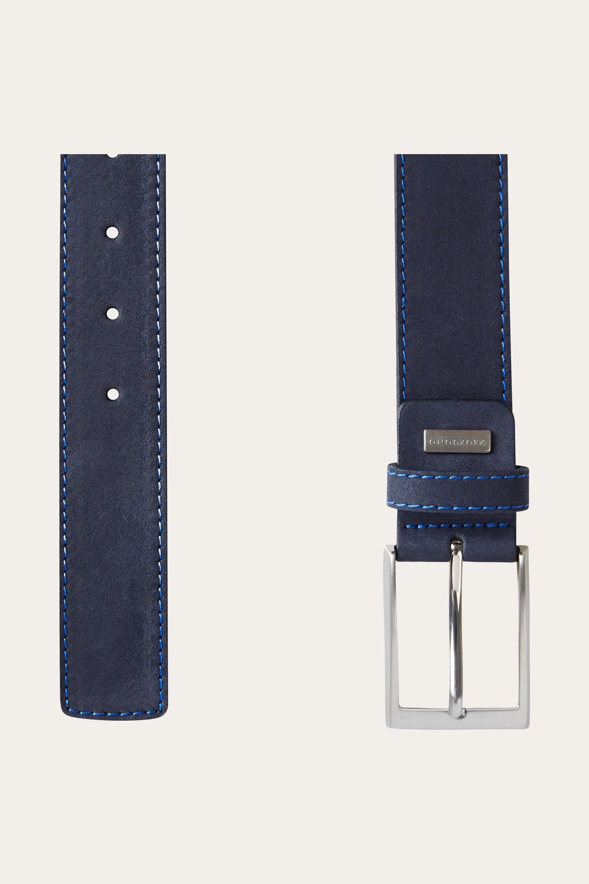 Navy lederen riem