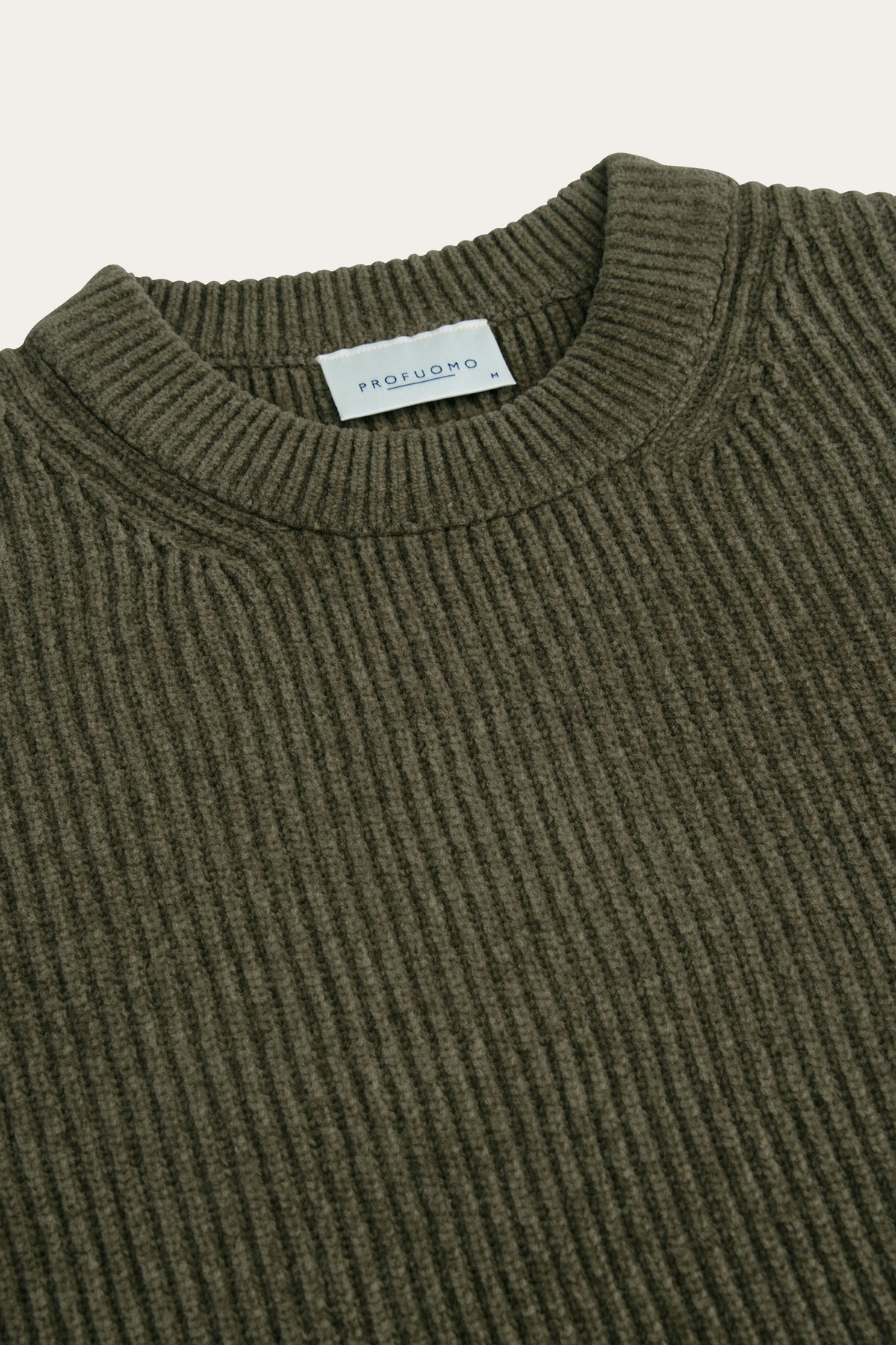 Groene chenille crewneck