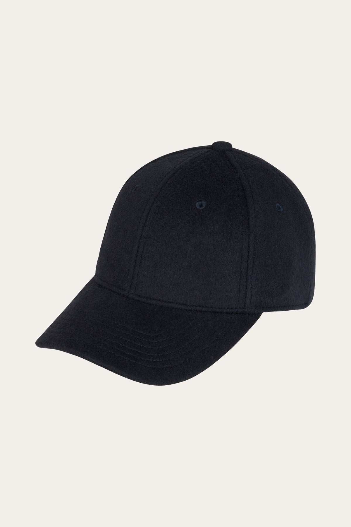 Navy wollen baseball cap