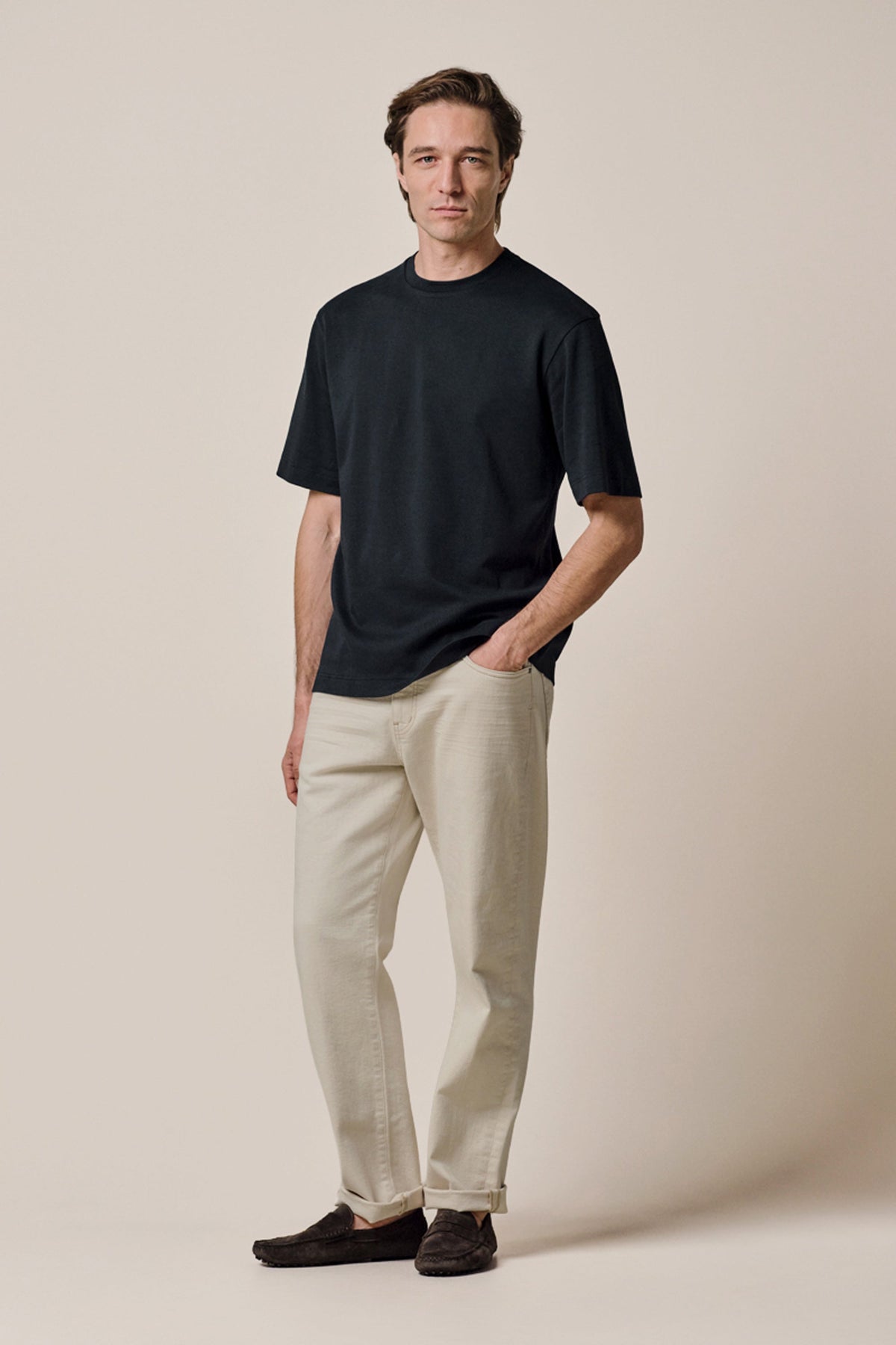 Navy oversized T-shirt