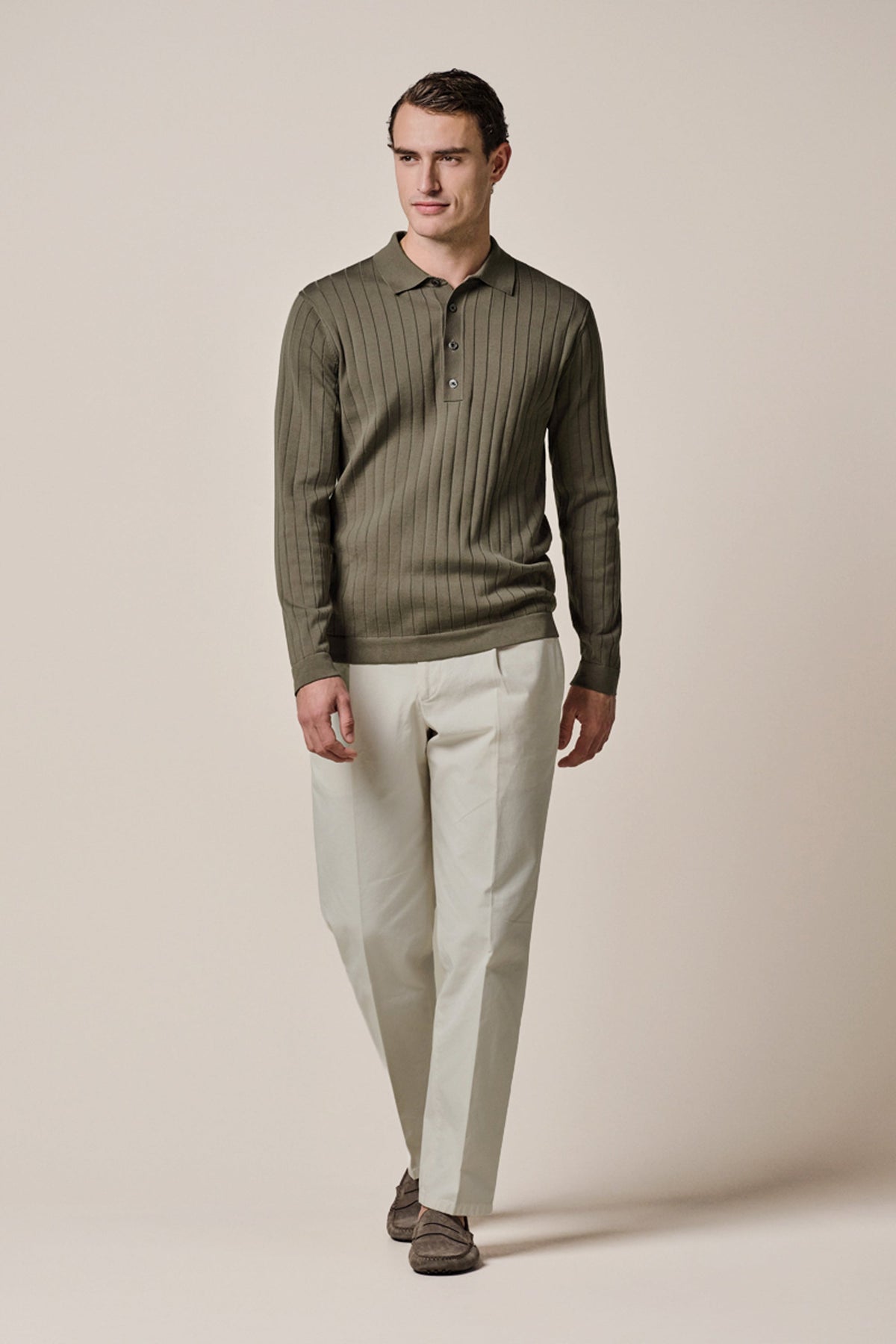 Lichtbruine Aero Ease polo