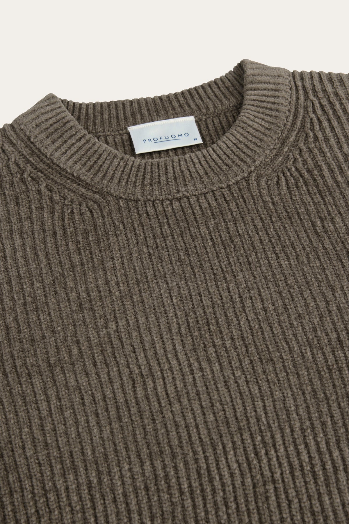 Bruine chenille crewneck