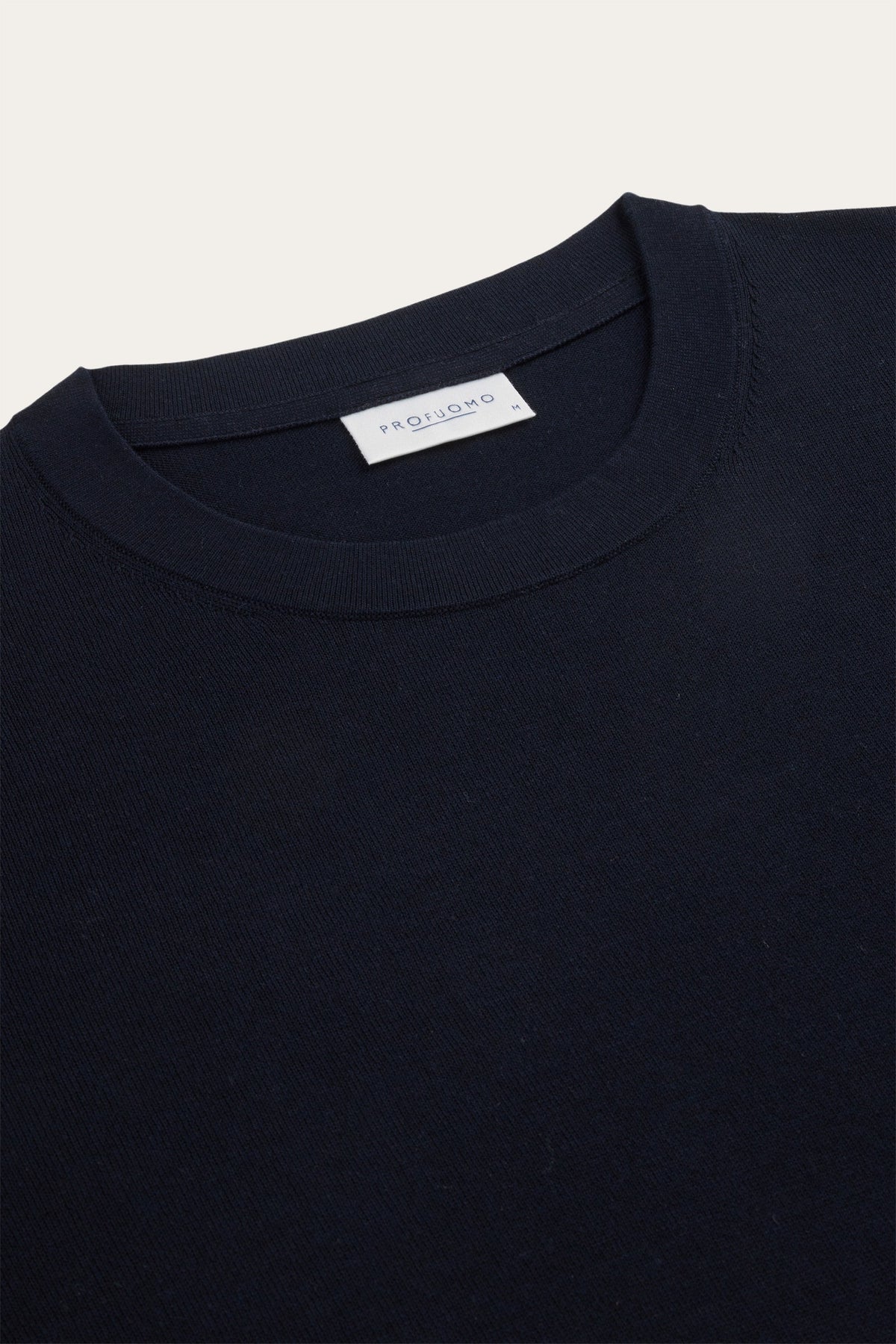 Navy Luxury Basic crewneck