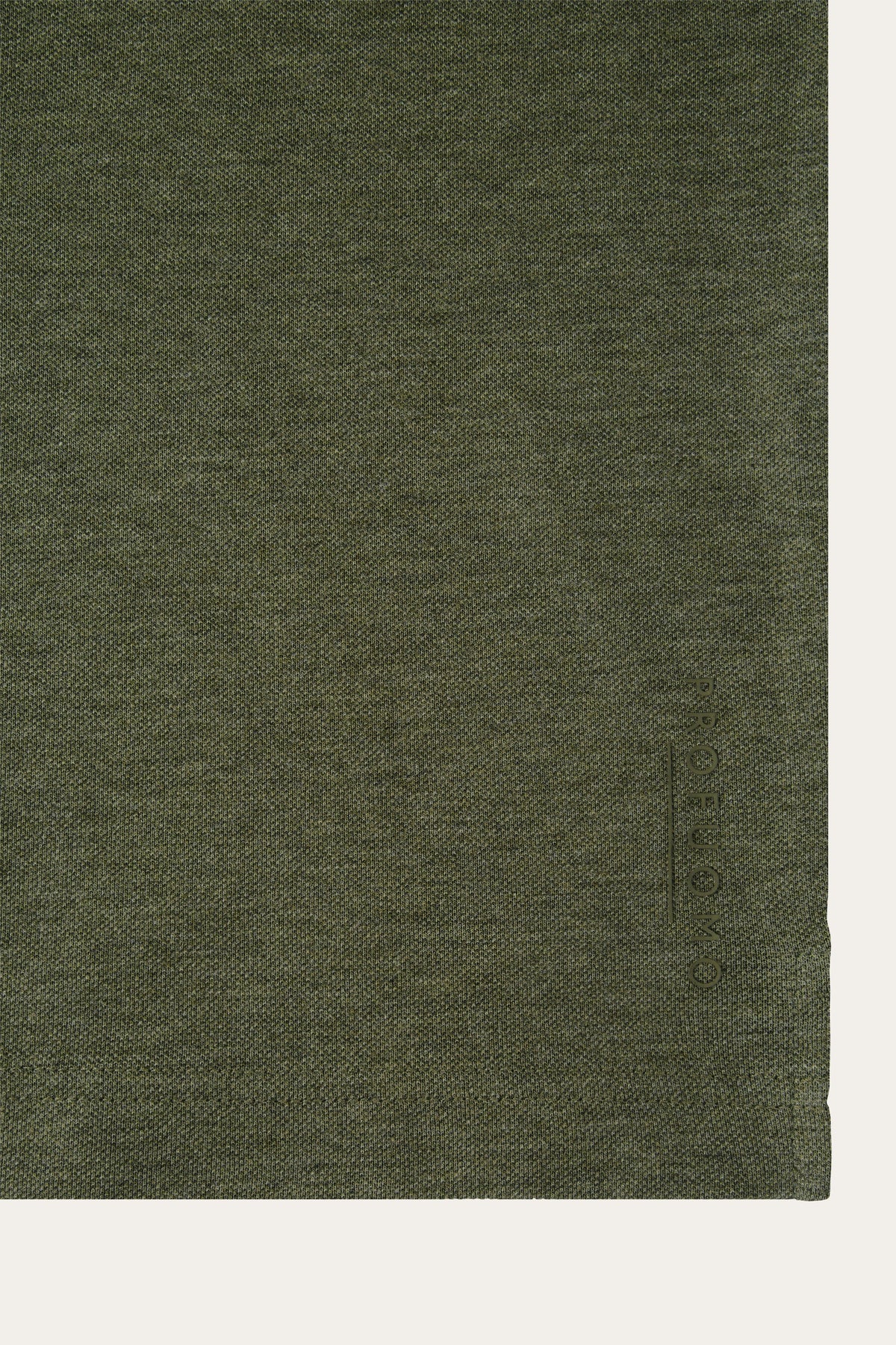 Groen stretch piqué polo