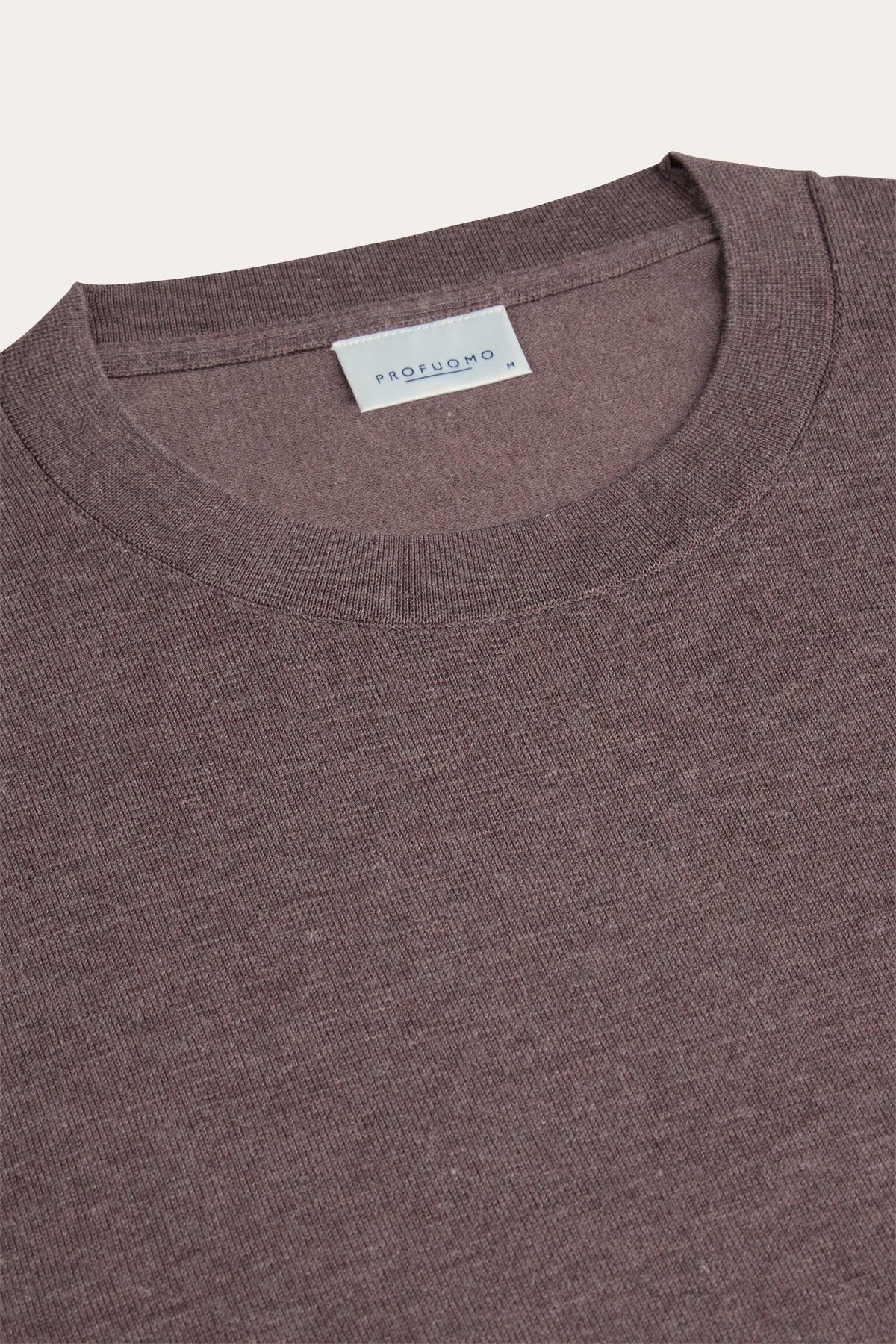 Aubergine Luxury Basic crewneck