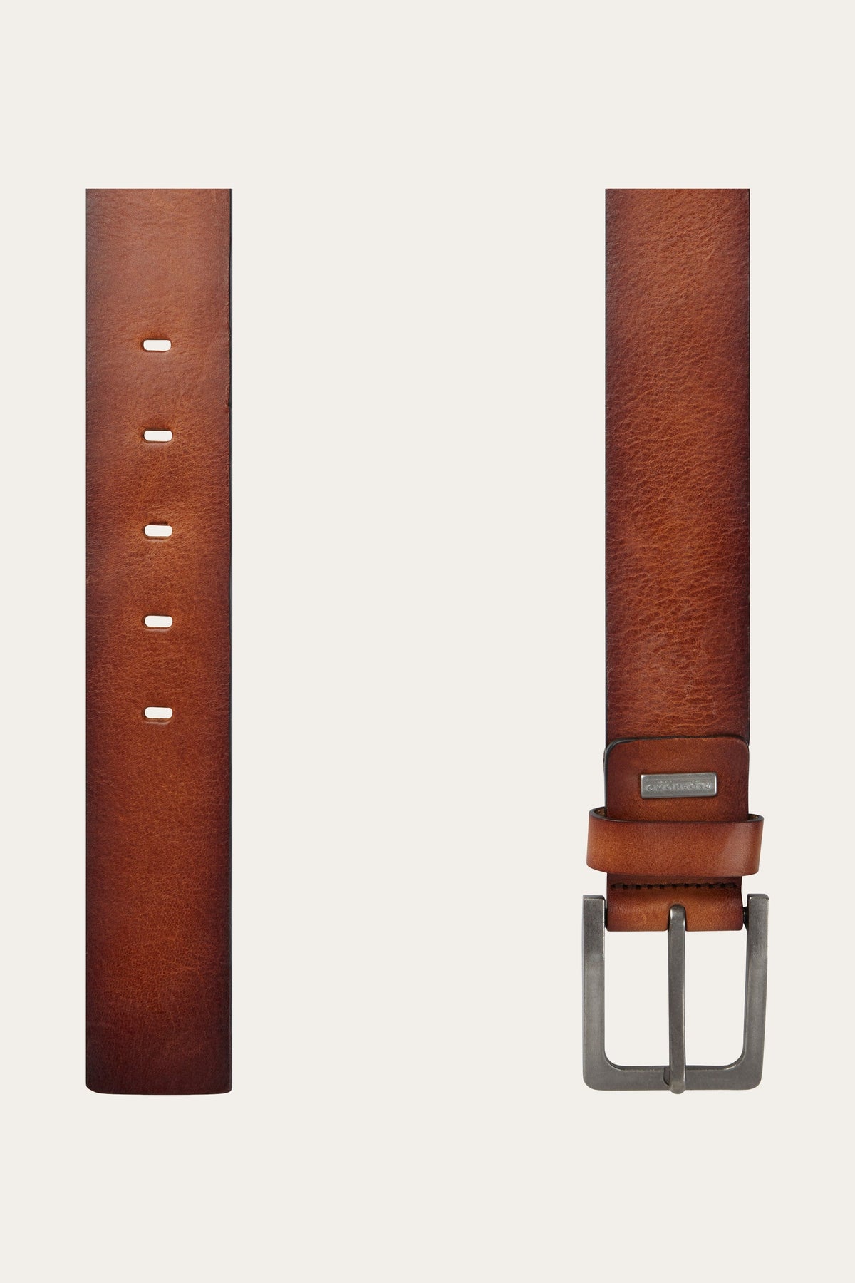 Cognac casual riem