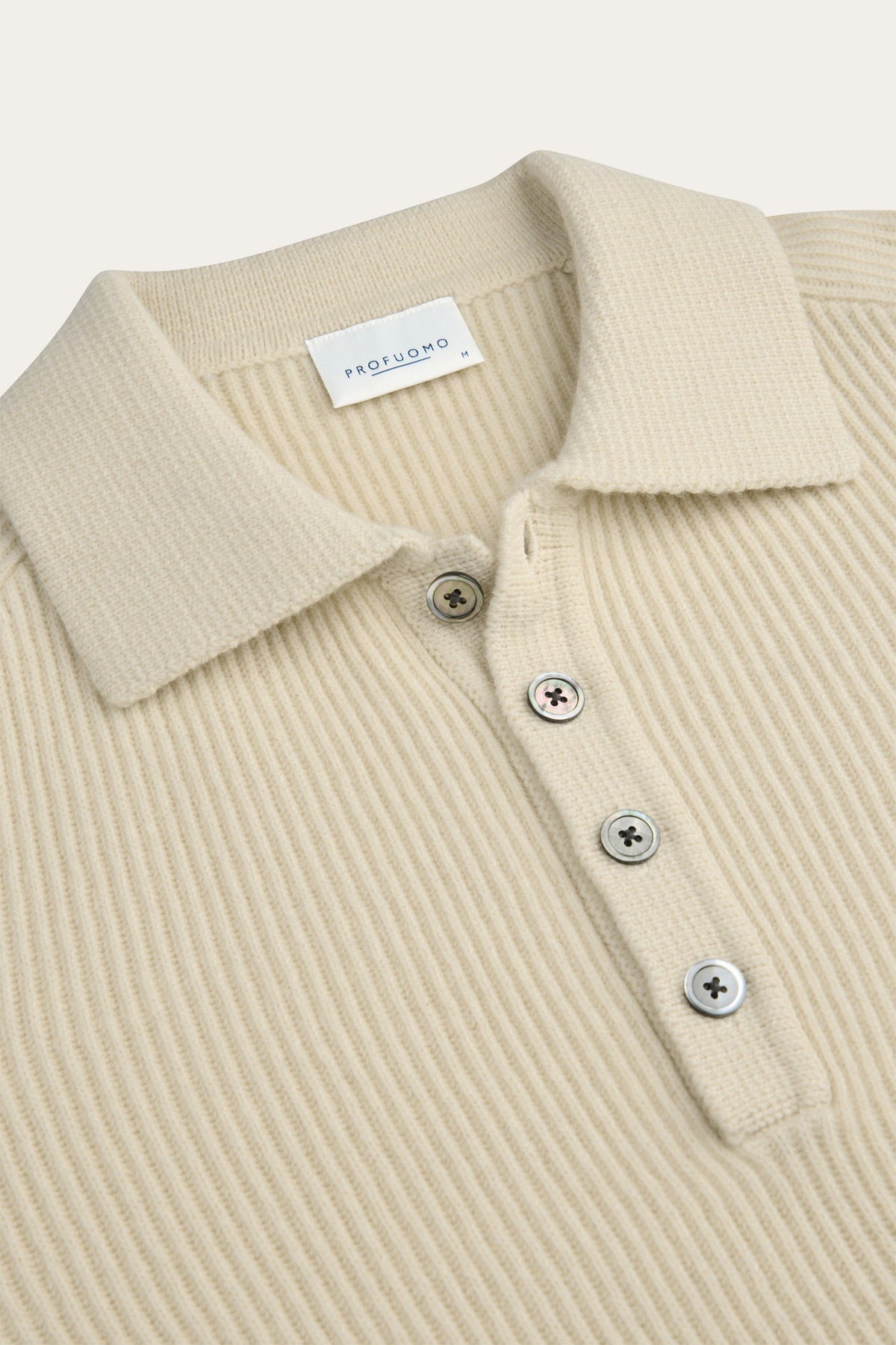 Zand heavy wollen polo