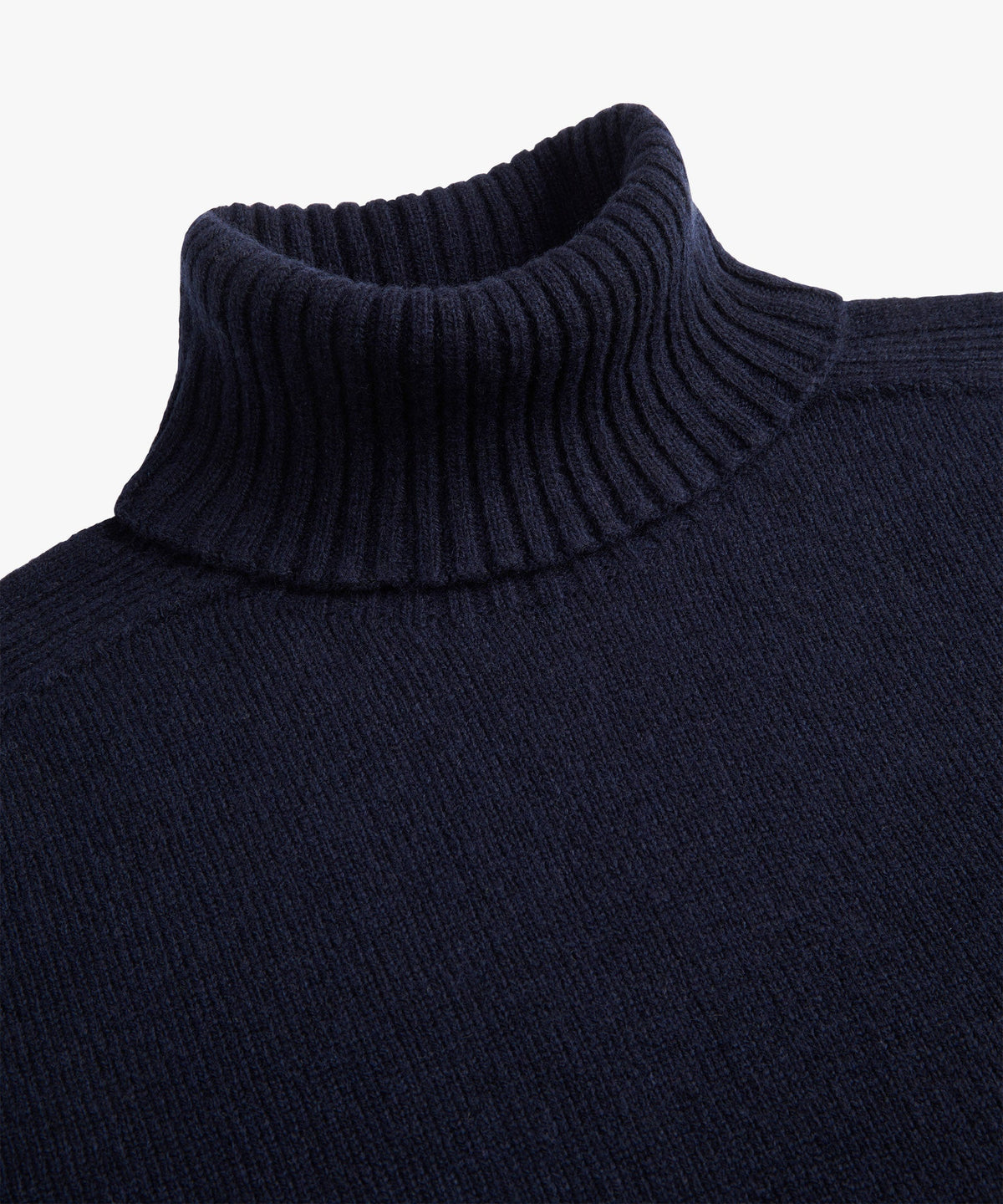 Navy wollen kasjmier coltrui