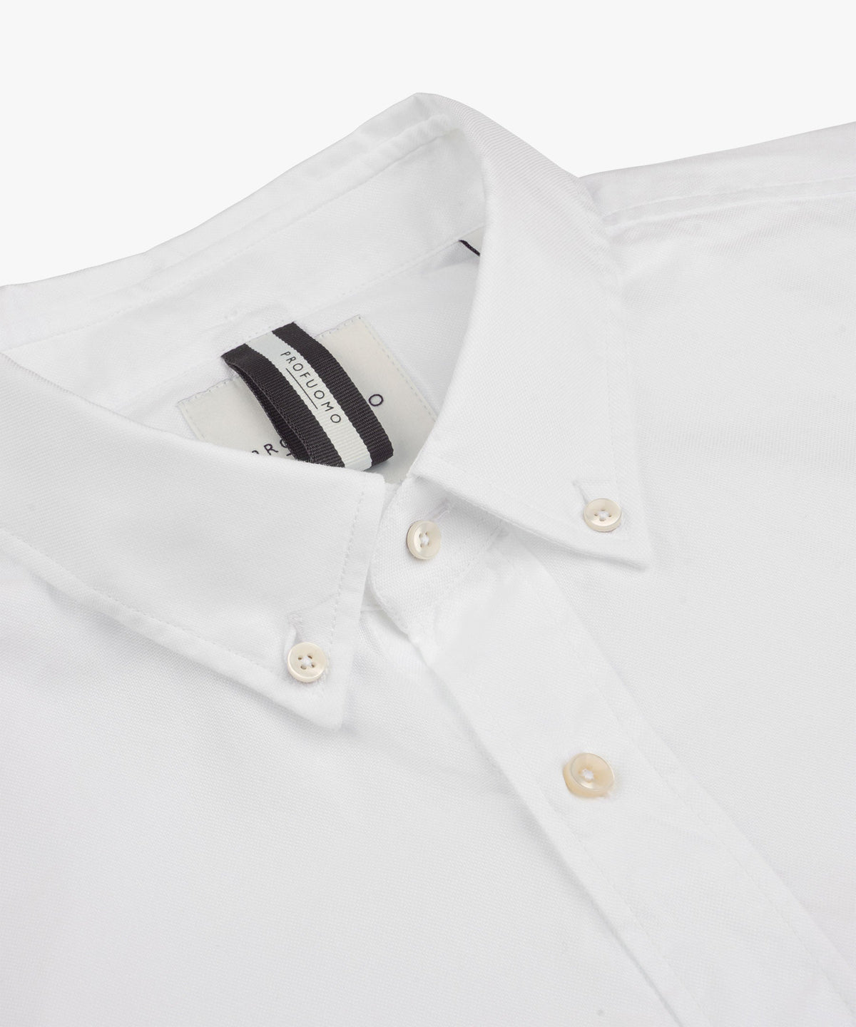 Wit albini button down overhemd