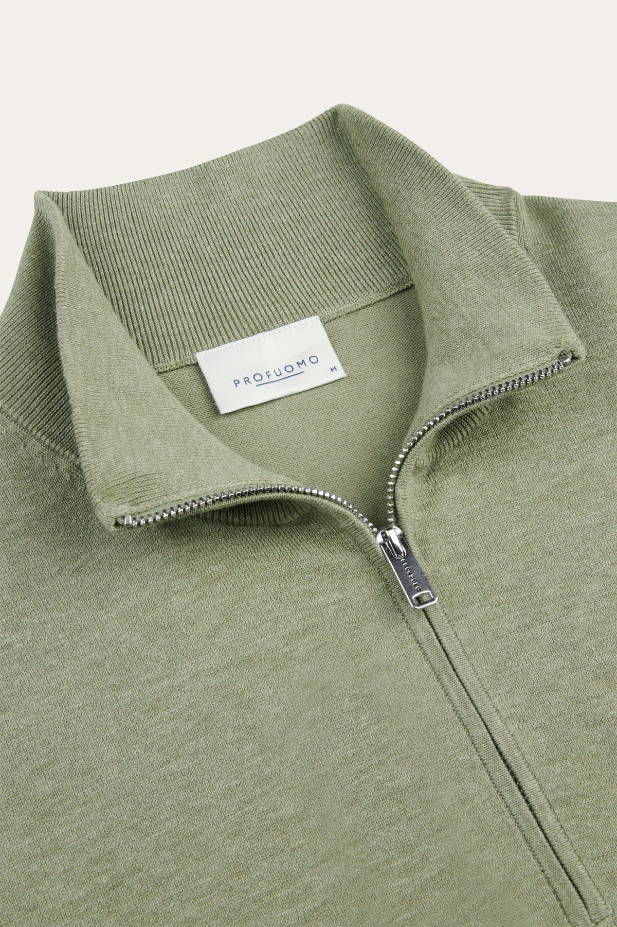 Groene Luxury Basic half zip