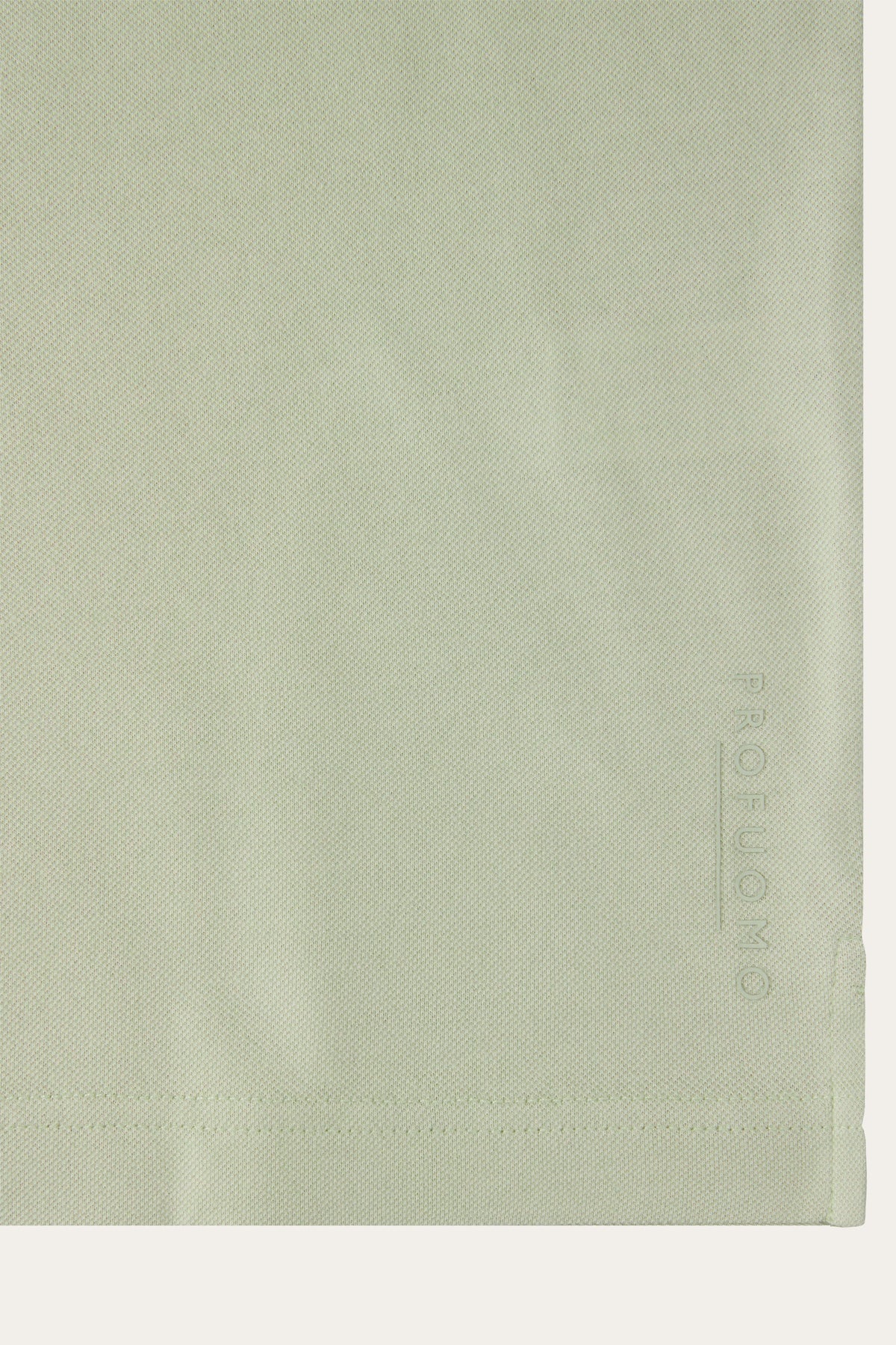 Lichtgroene stretch piqué polo