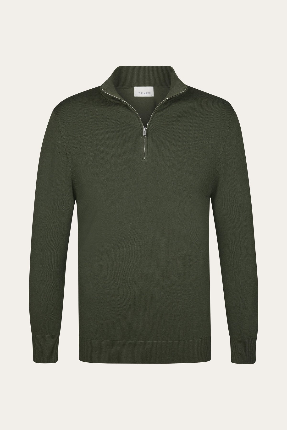 Groene Luxury Basic half zip