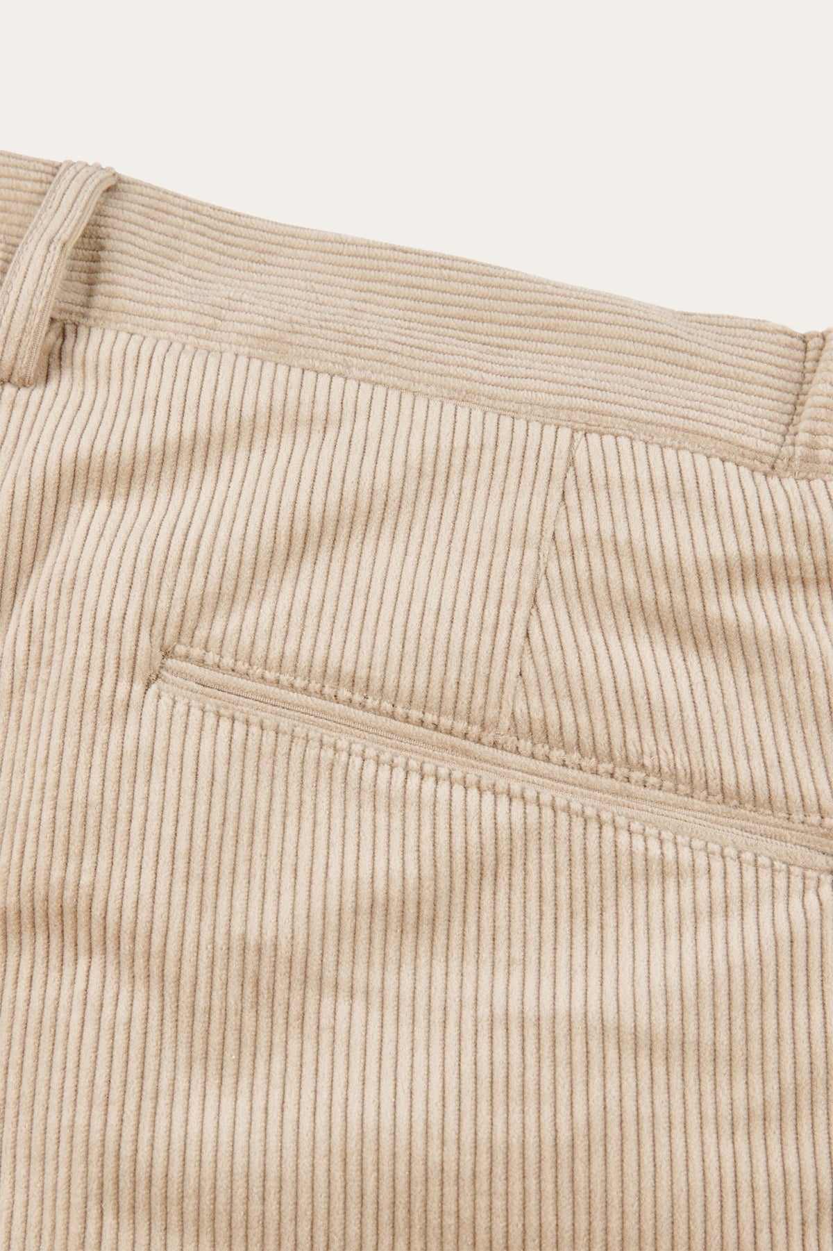 Beige corduroy chino