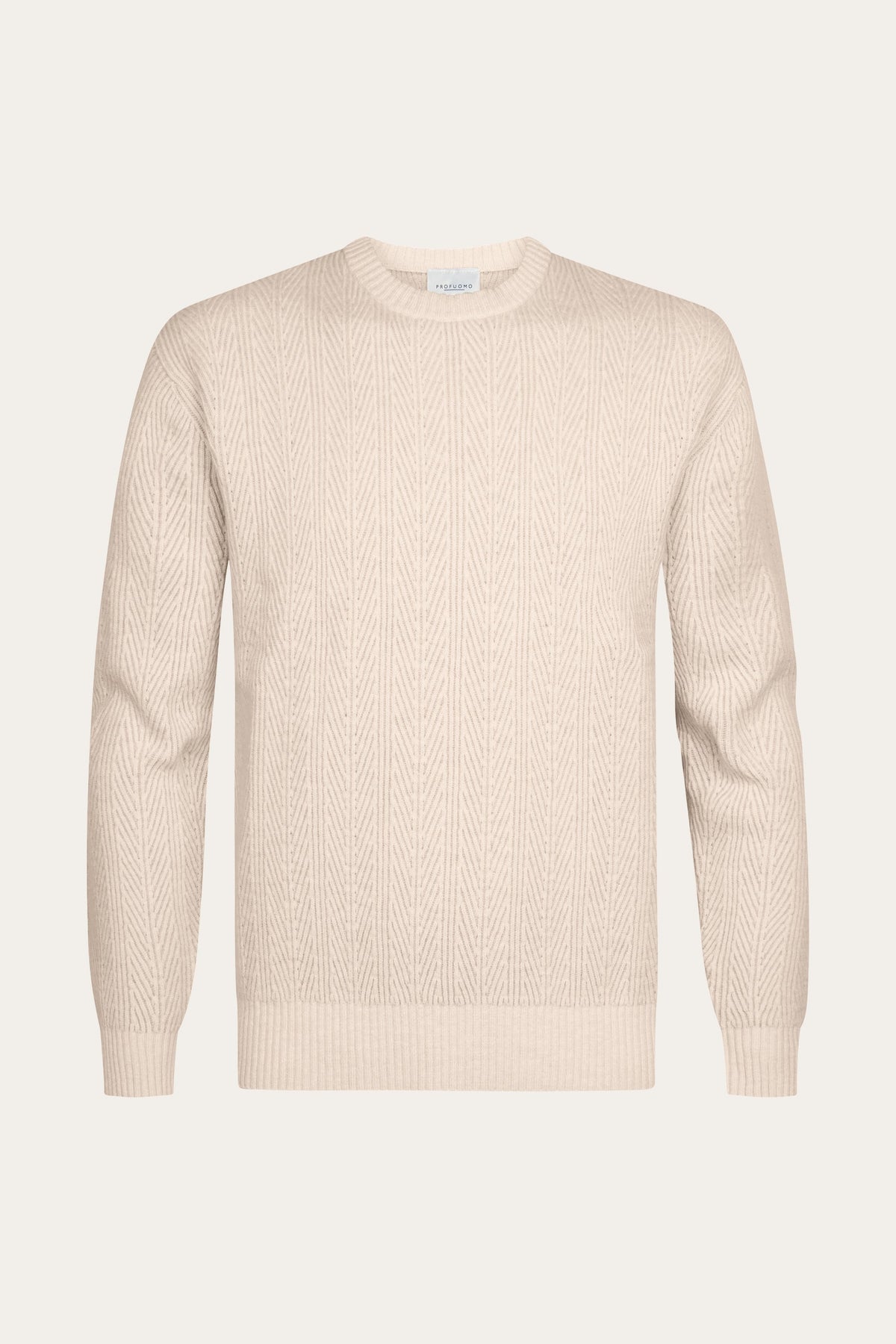 Zand heavy wollen crewneck