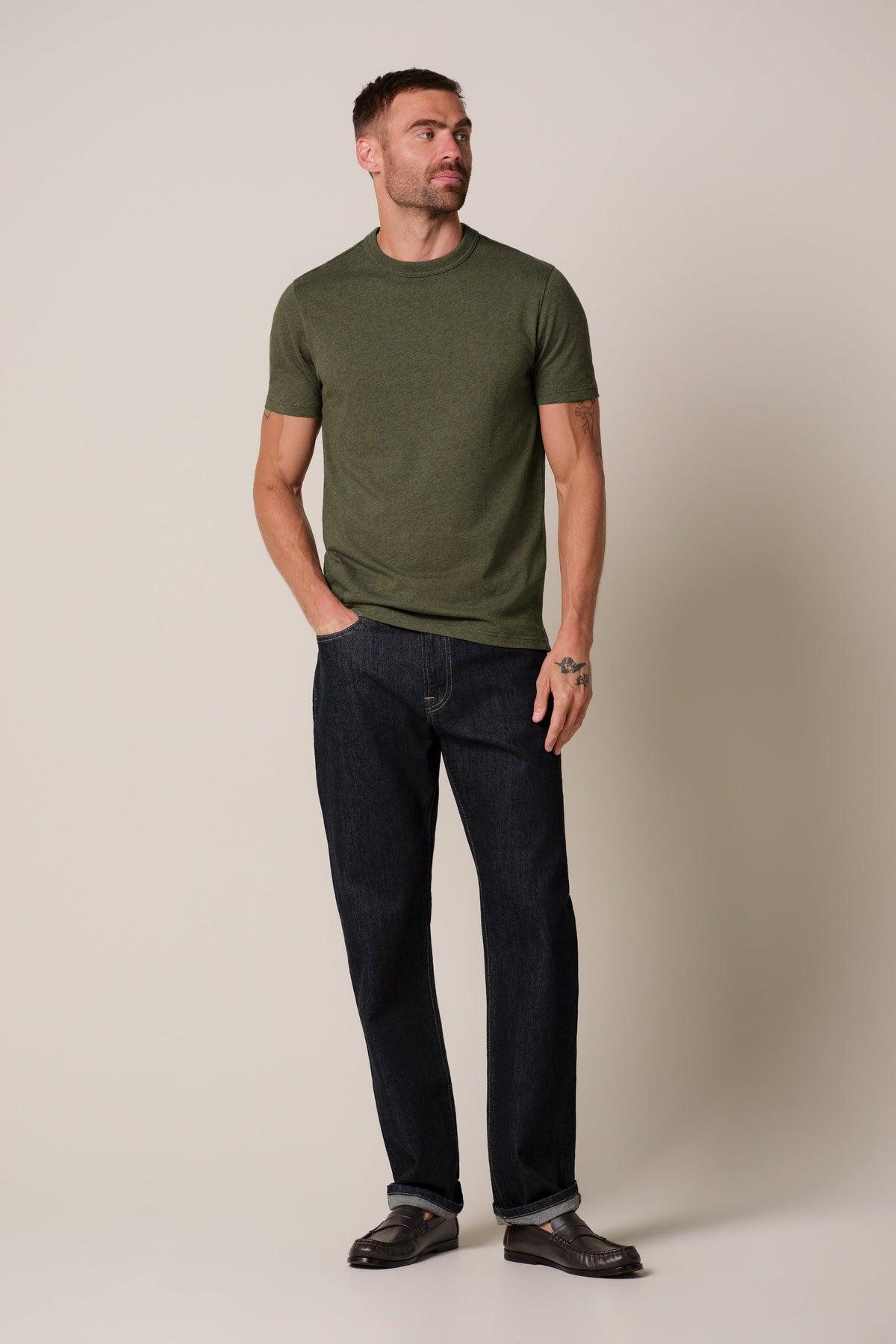Army basic jersey T-shirt