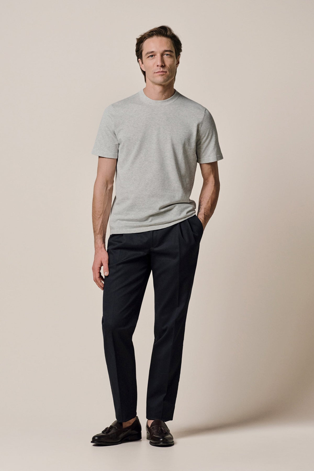 Lichtgrijs Aero Ease T-shirt