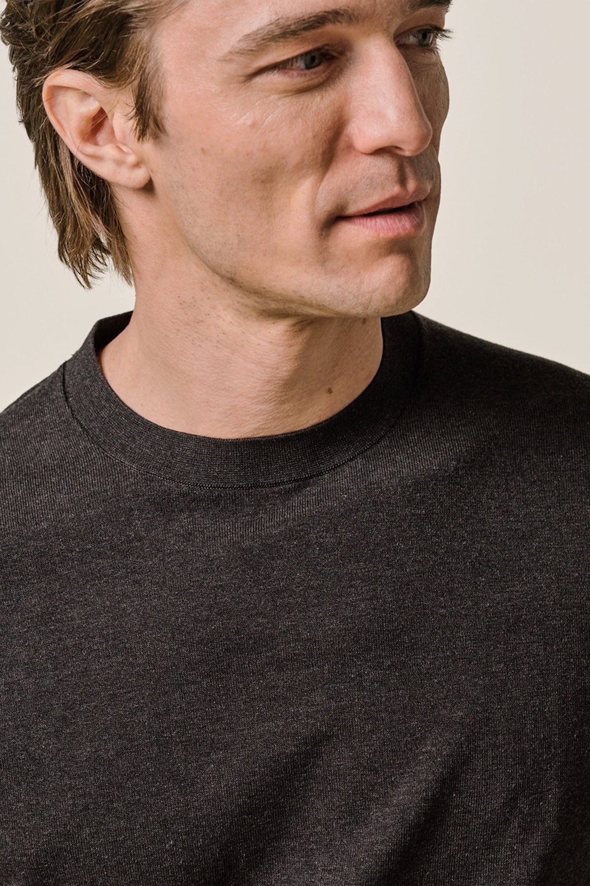 Bruine Luxury Basic crewneck