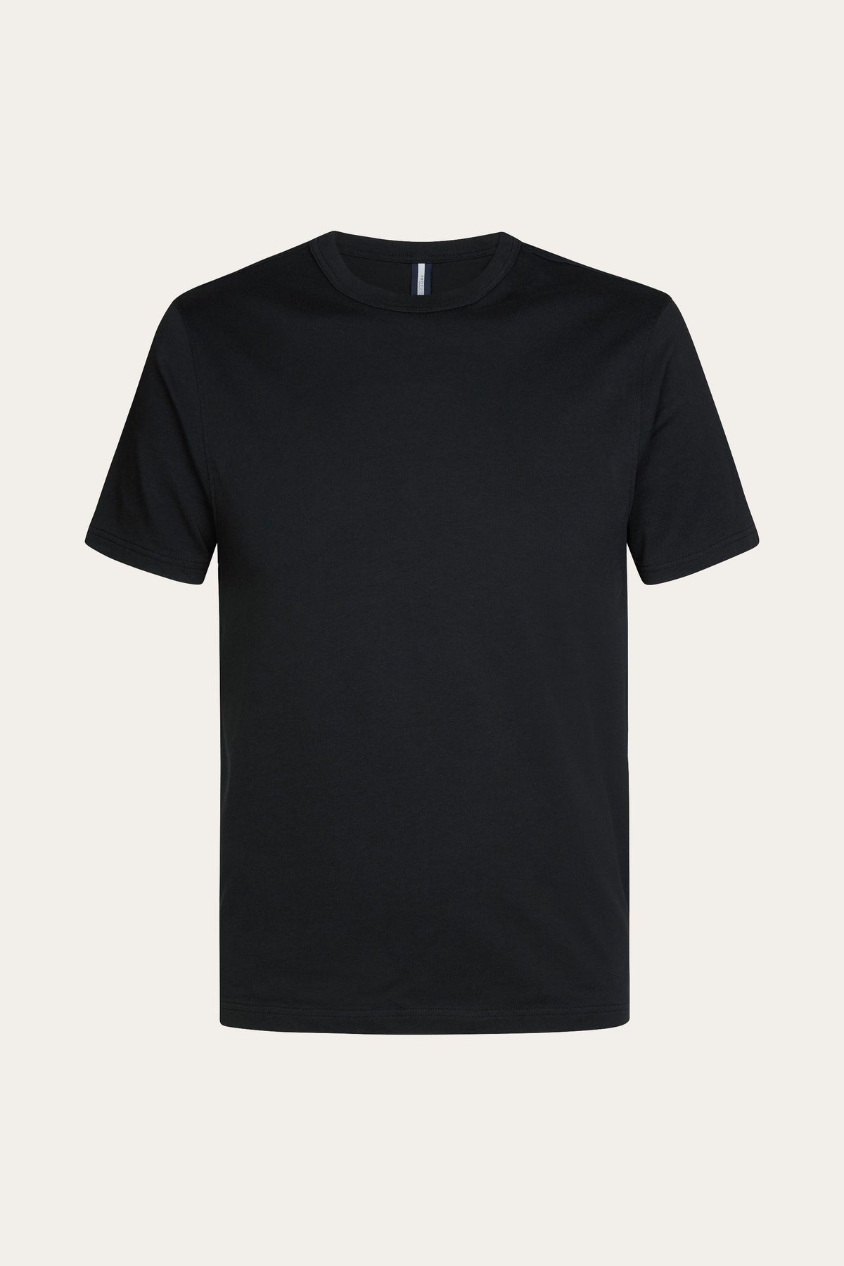 Zwart basic jersey T-shirt