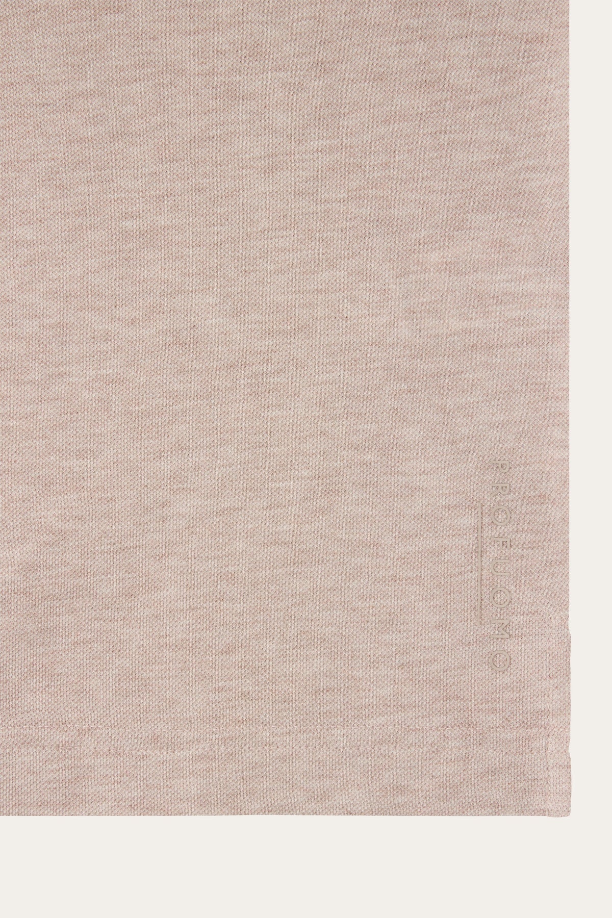 Donkerroze stretch piqué polo