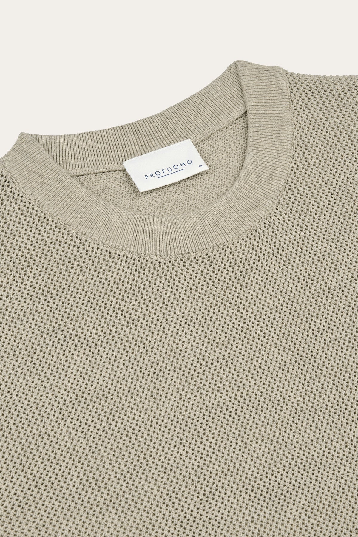 Beige structured Aero Ease T-shirt