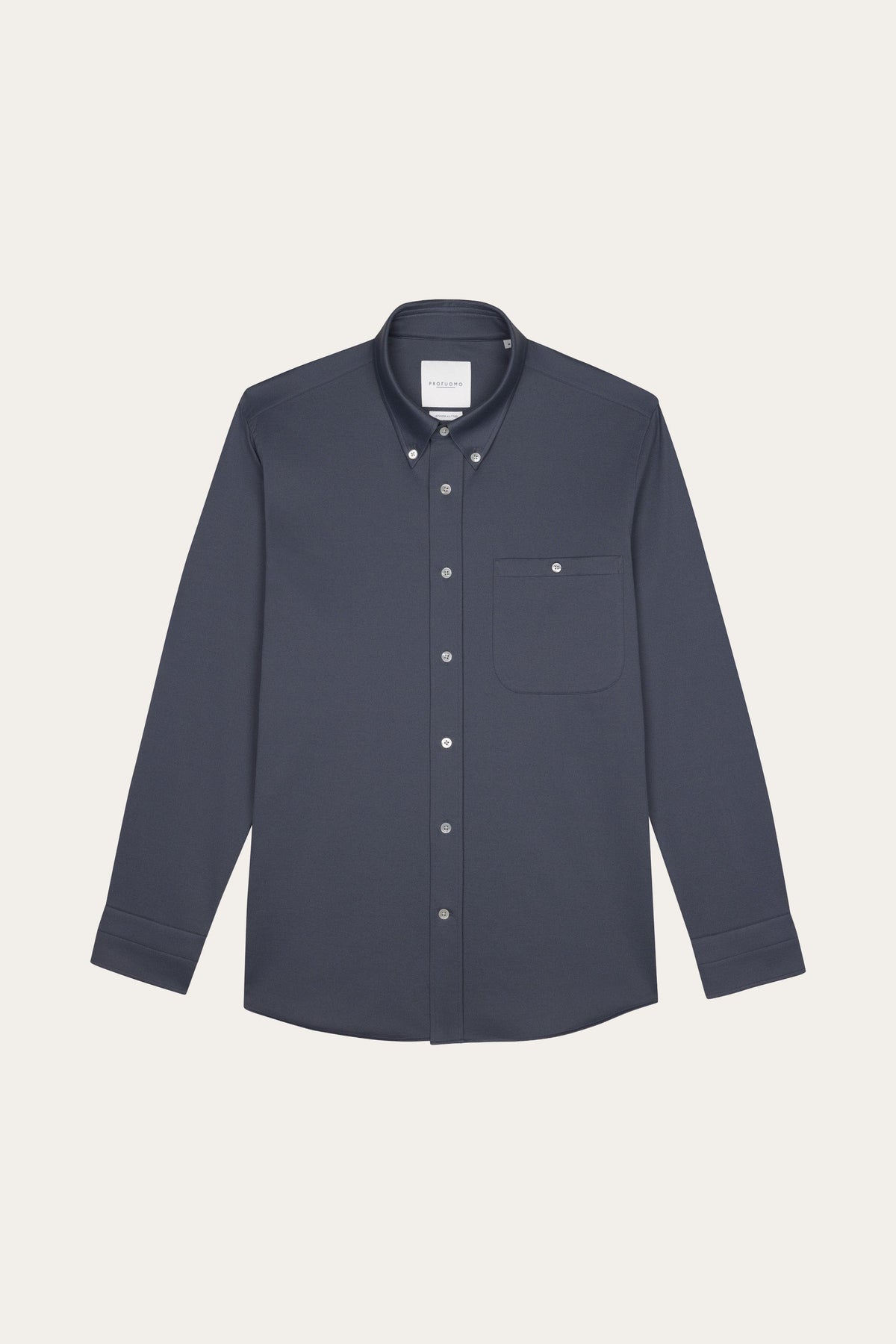 Blauw casual Japanse Knitted overhemd