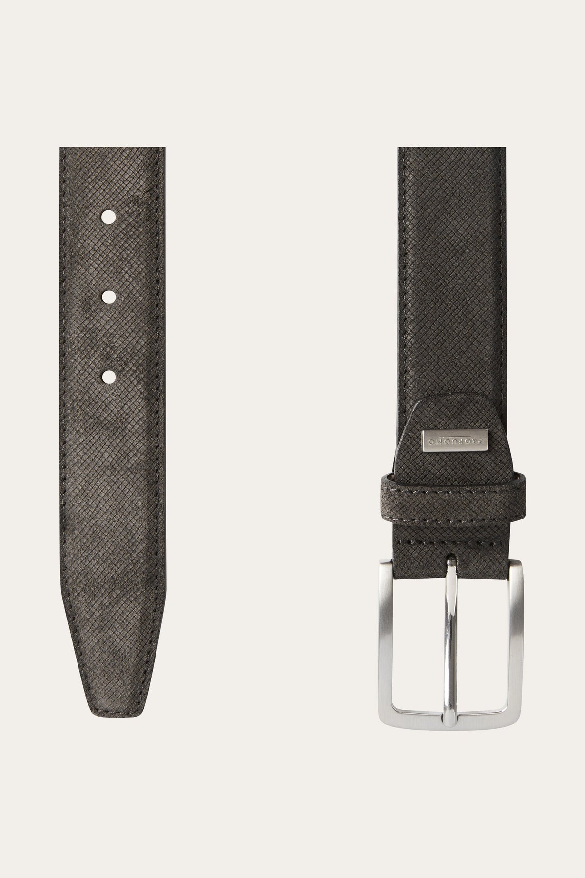 Bruine suède riem