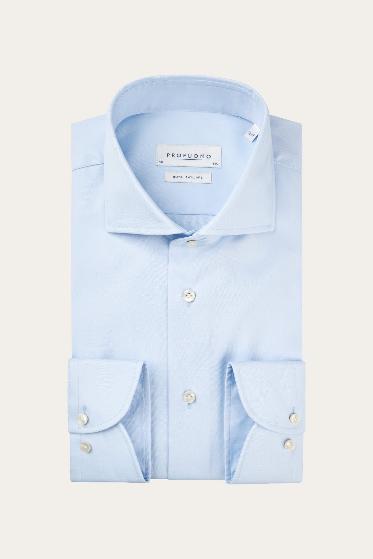 Blauw royal twill No. 6 Extra LM