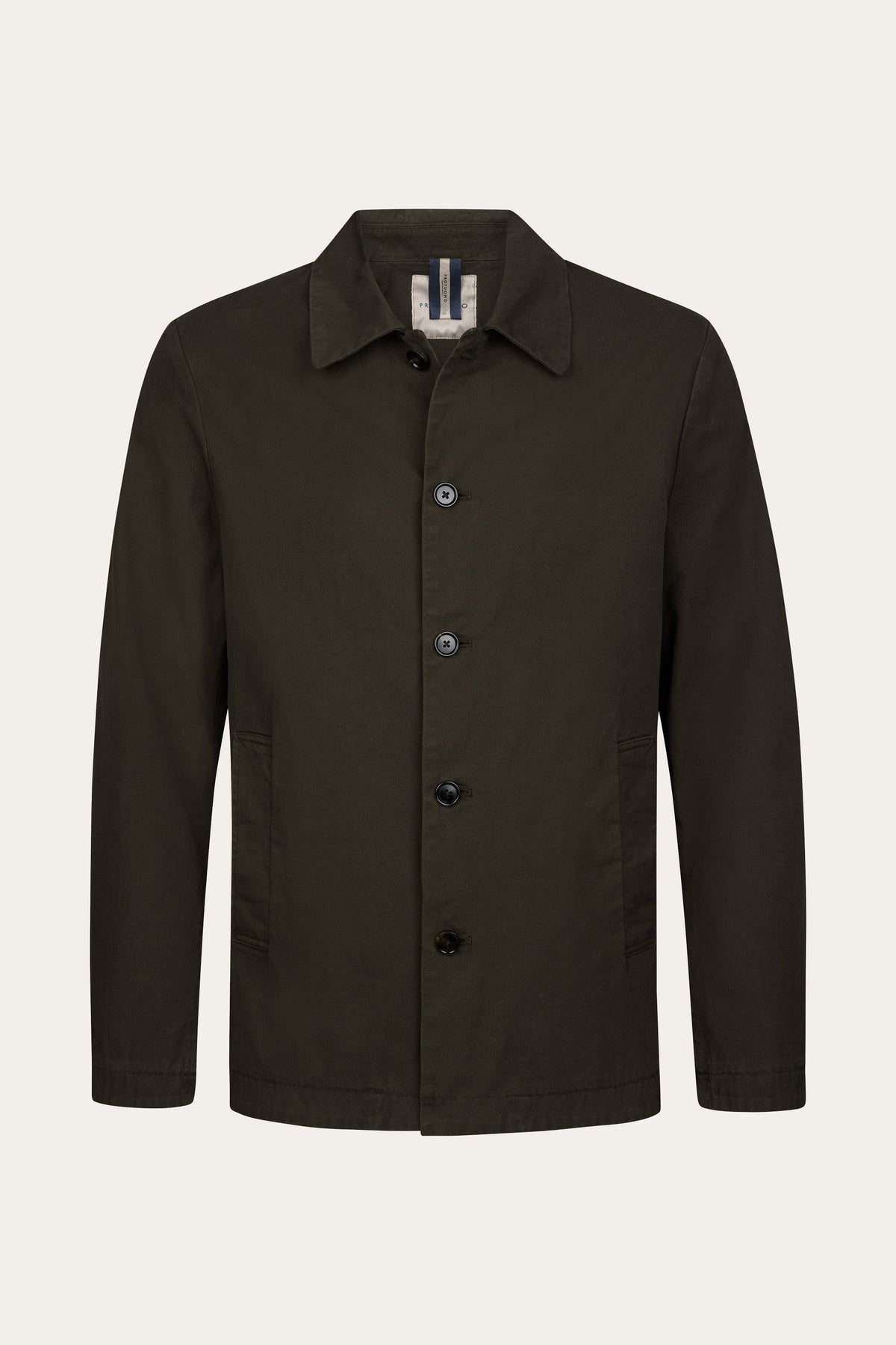 Donkerbruine Antique Dye overshirt
