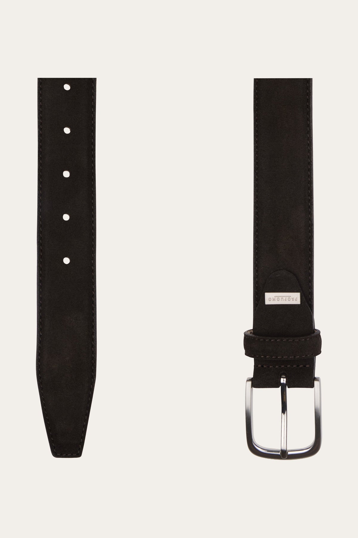 Bruine suède riem