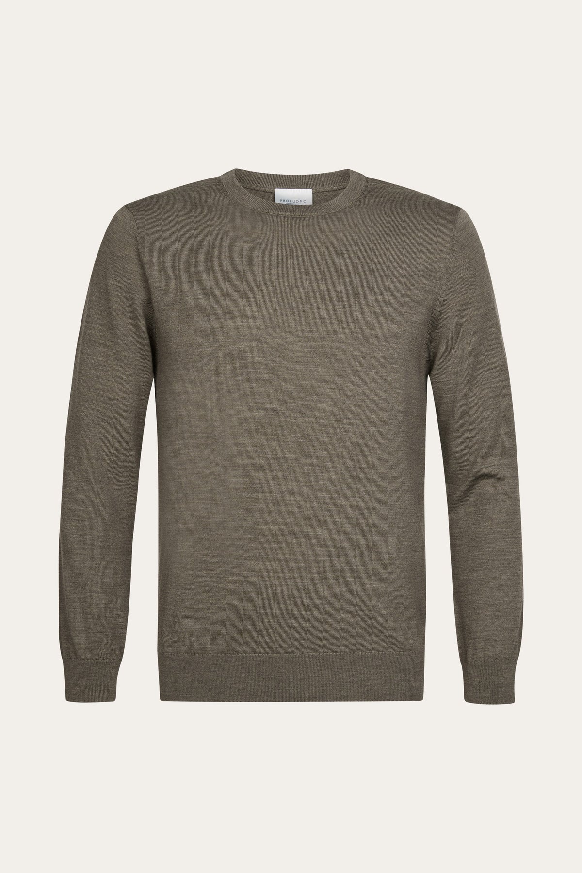 Bruine merino crewneck