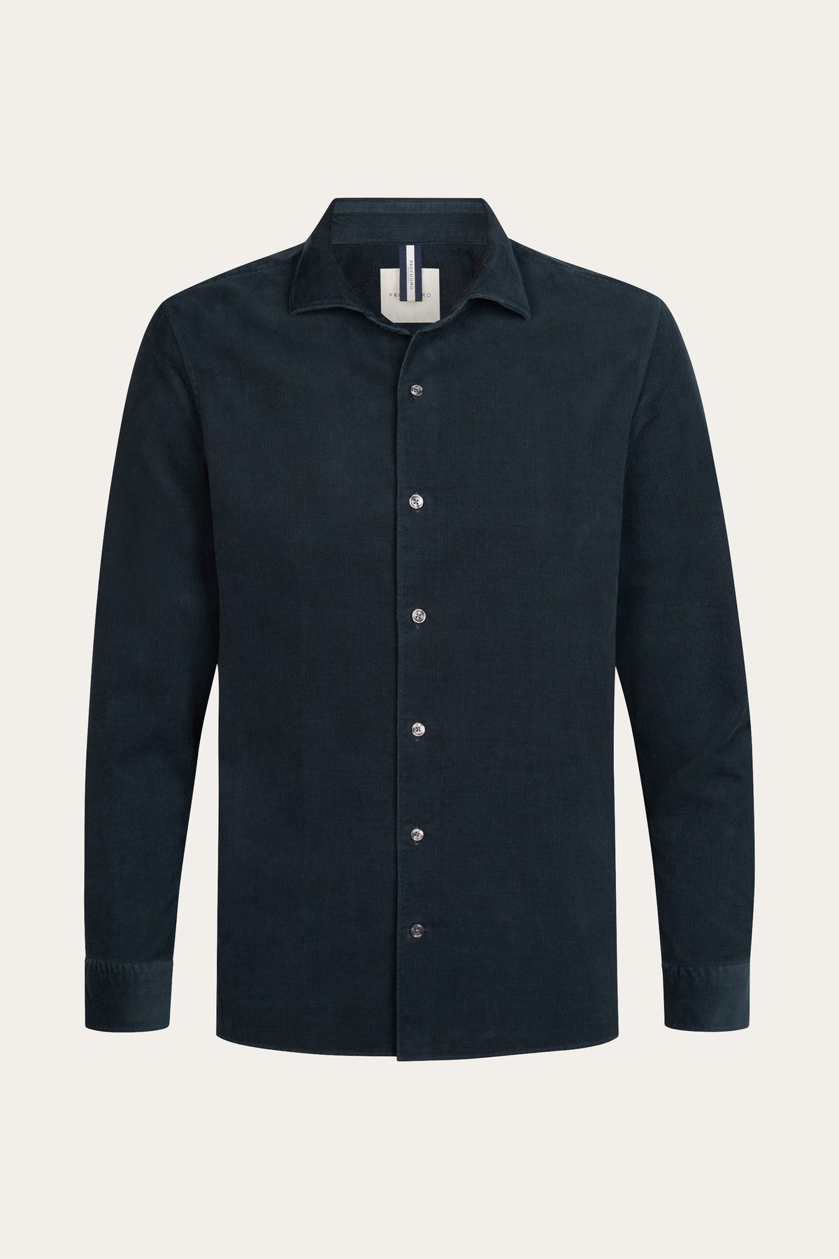Navy corduroy overhemd
