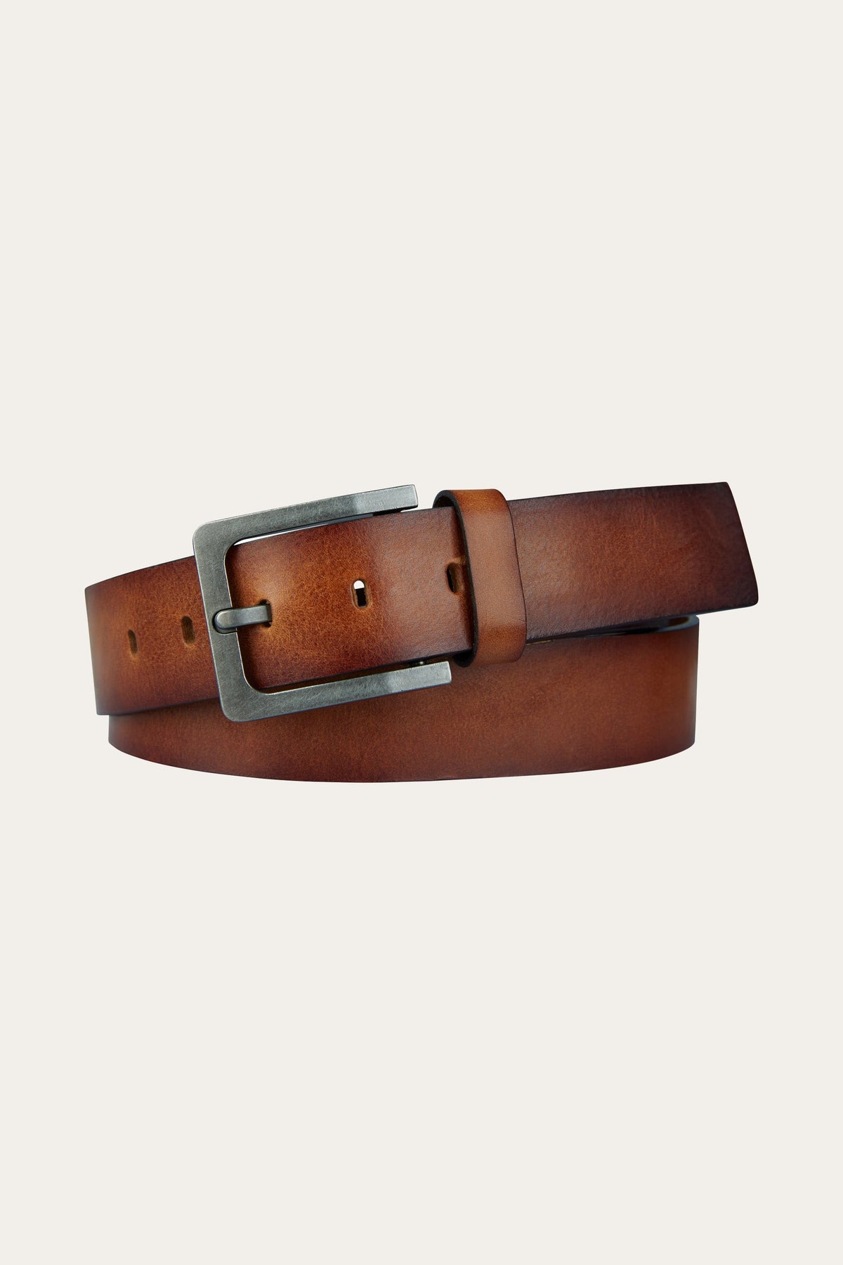 Cognac casual riem