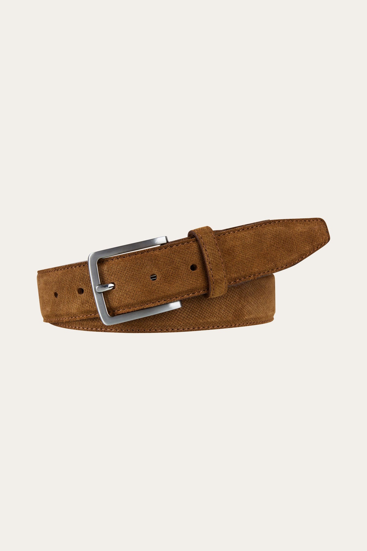 Camel suède riem