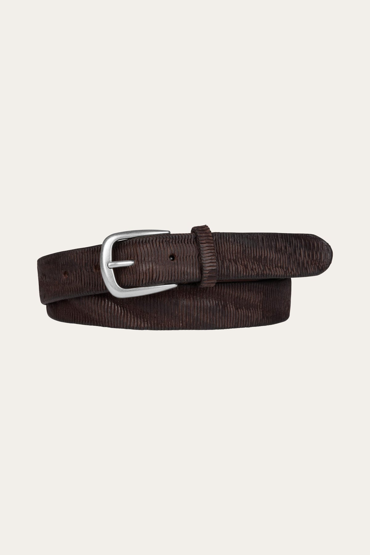 Casual bruine lederen riem