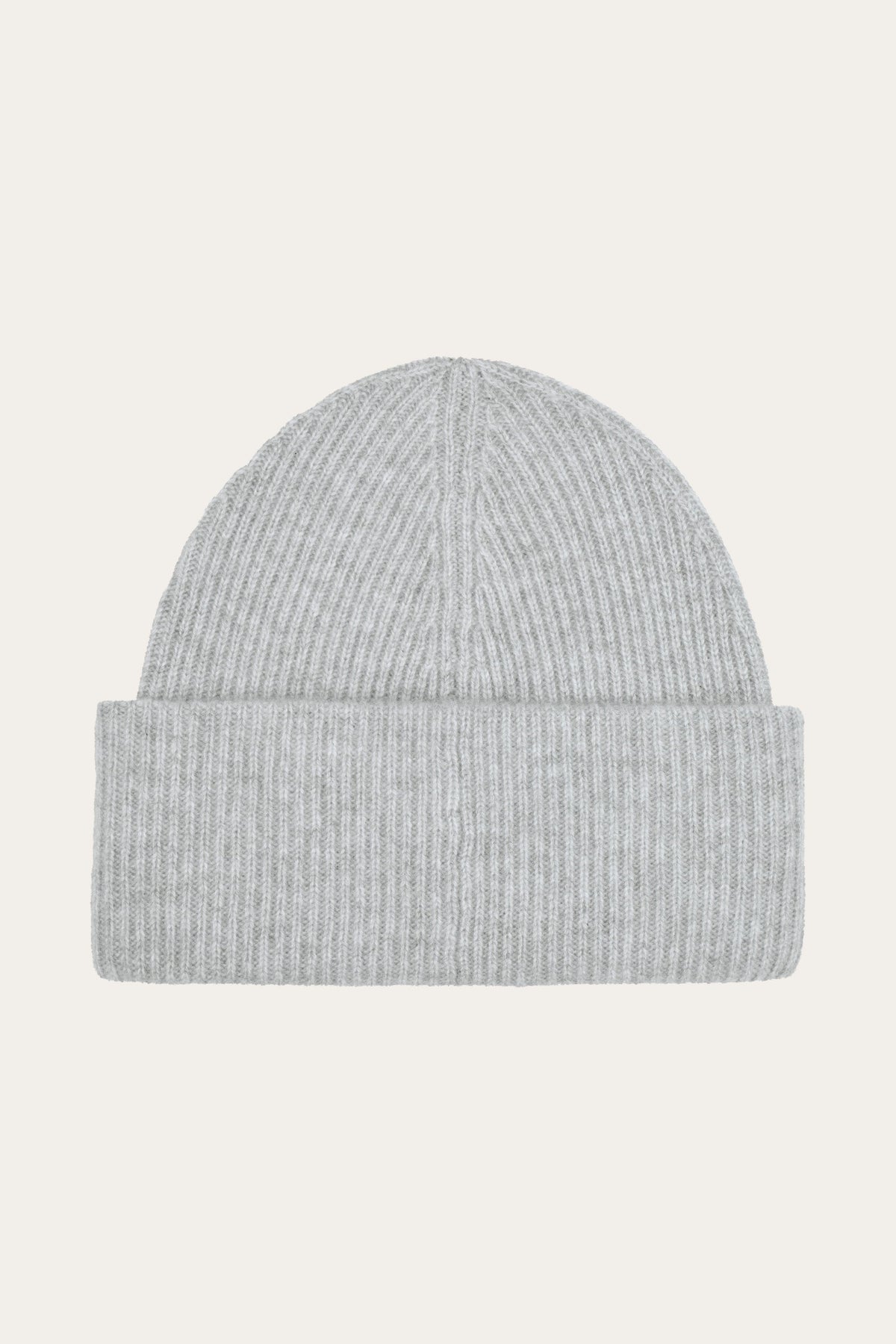 Grijze cashmere beanie