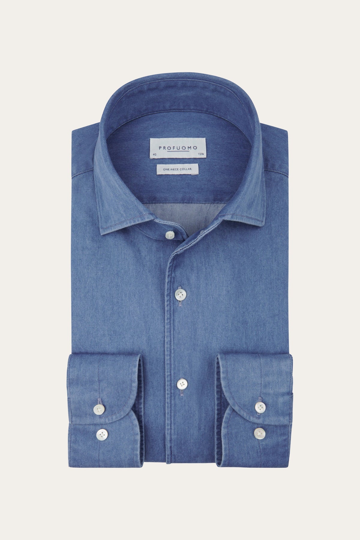 Blauw one piece overhemd