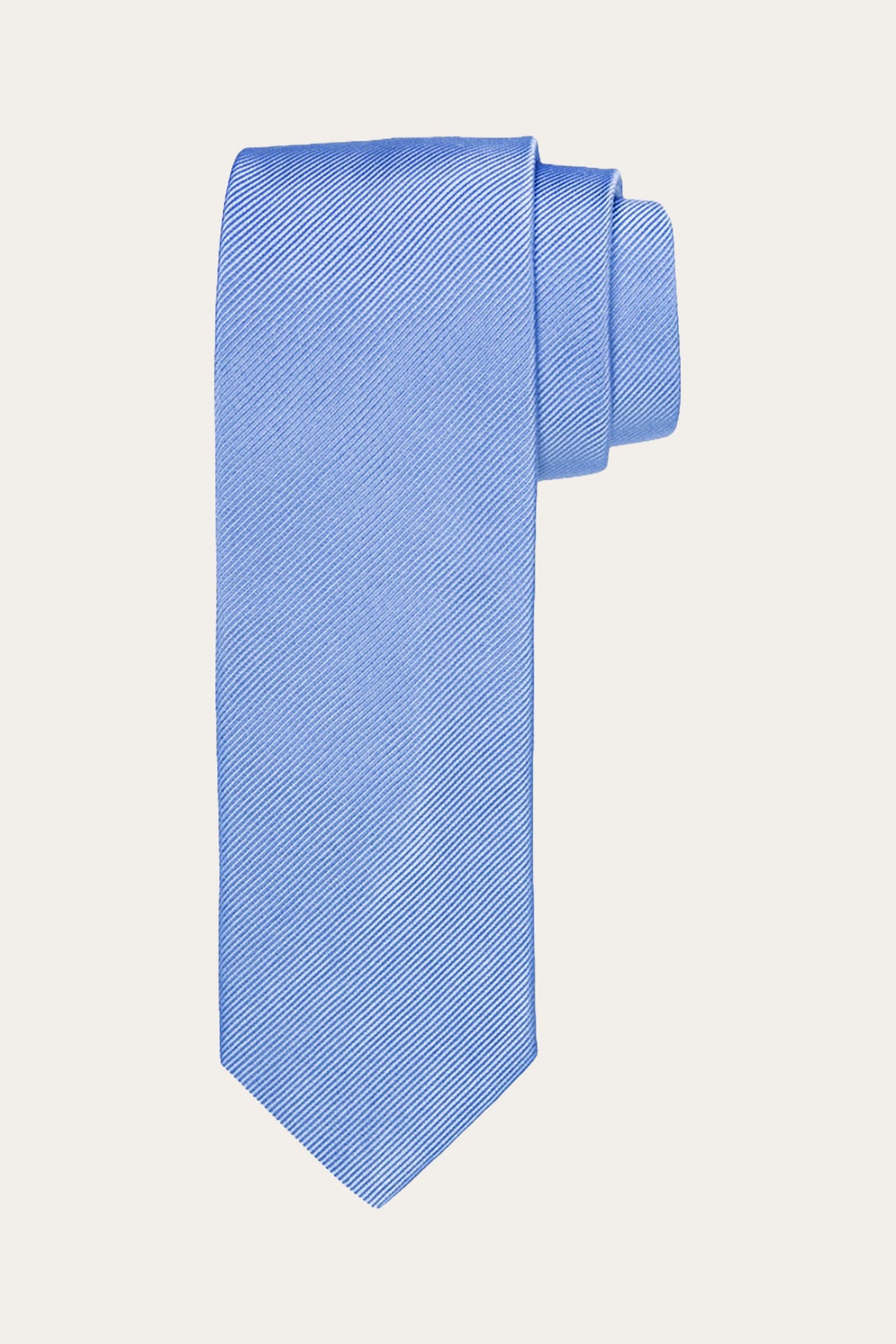 Blauwe zijden das