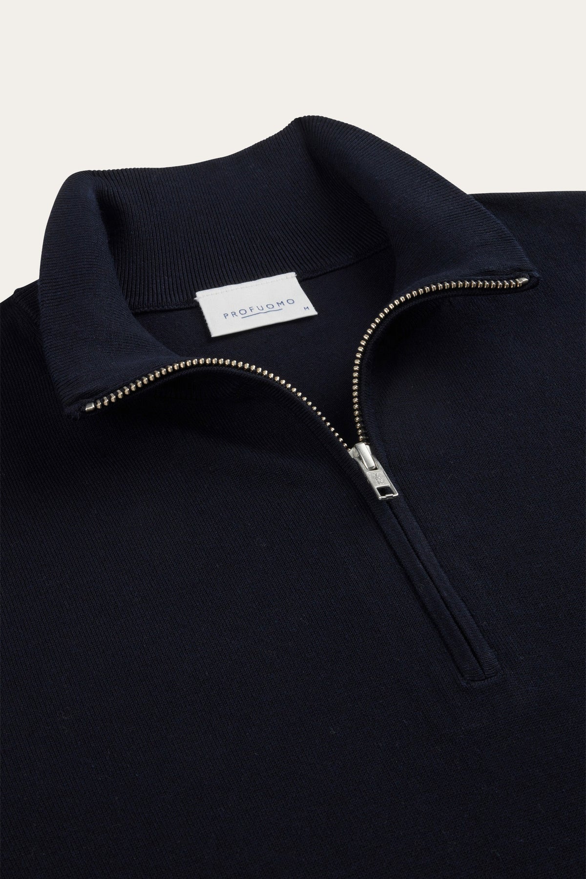 Navy Luxury Basic half zip