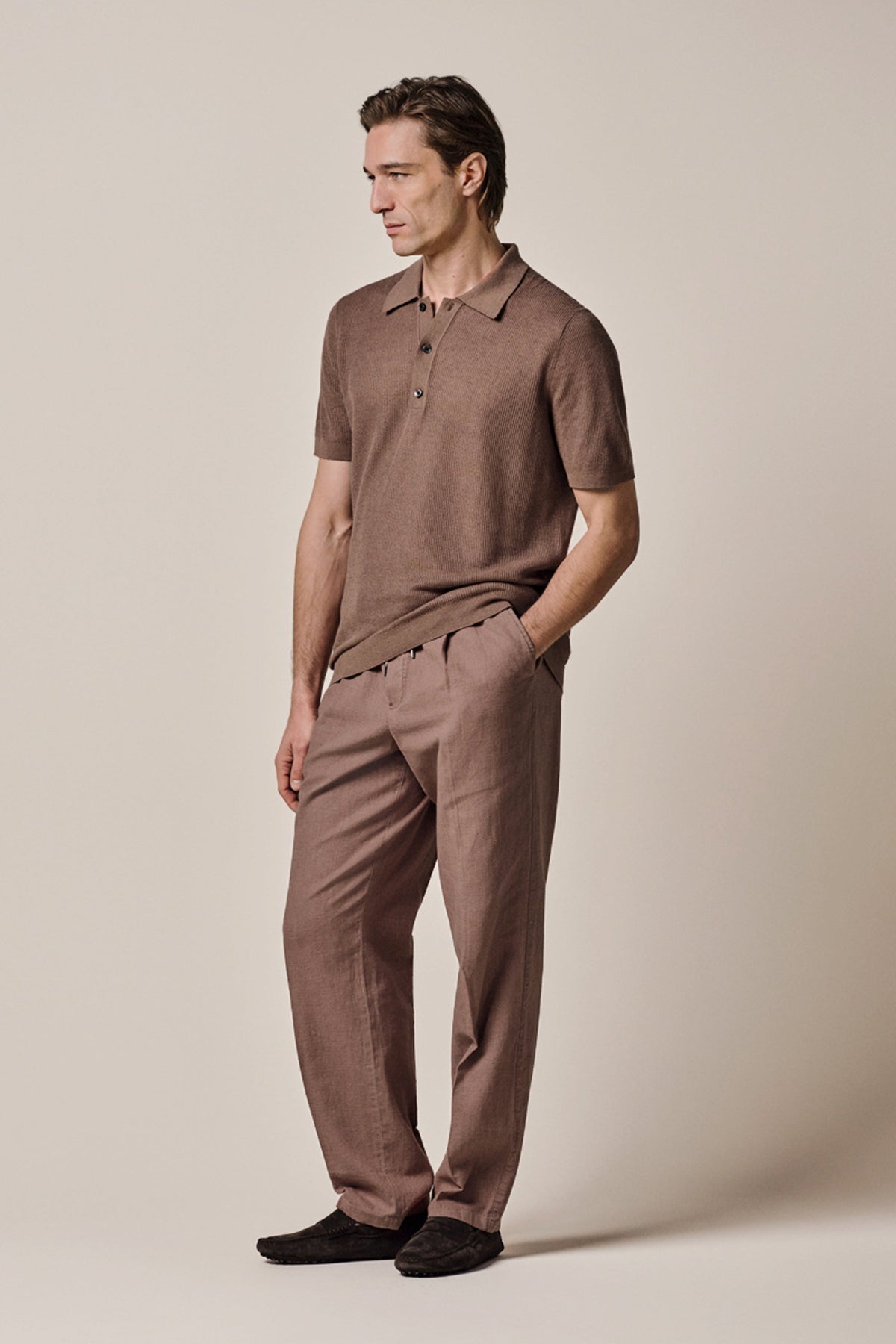 Clay linnen loose fit broek