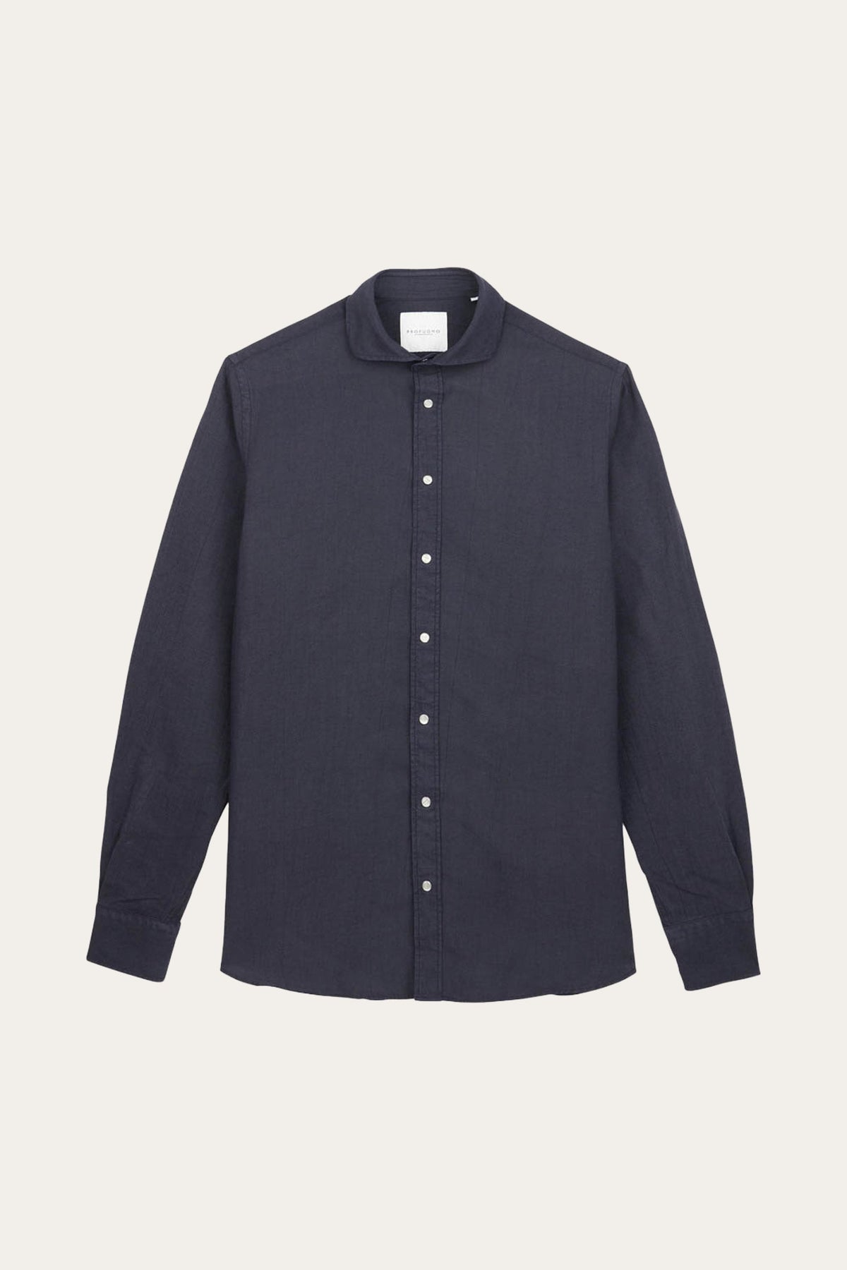 Navy casual overhemd