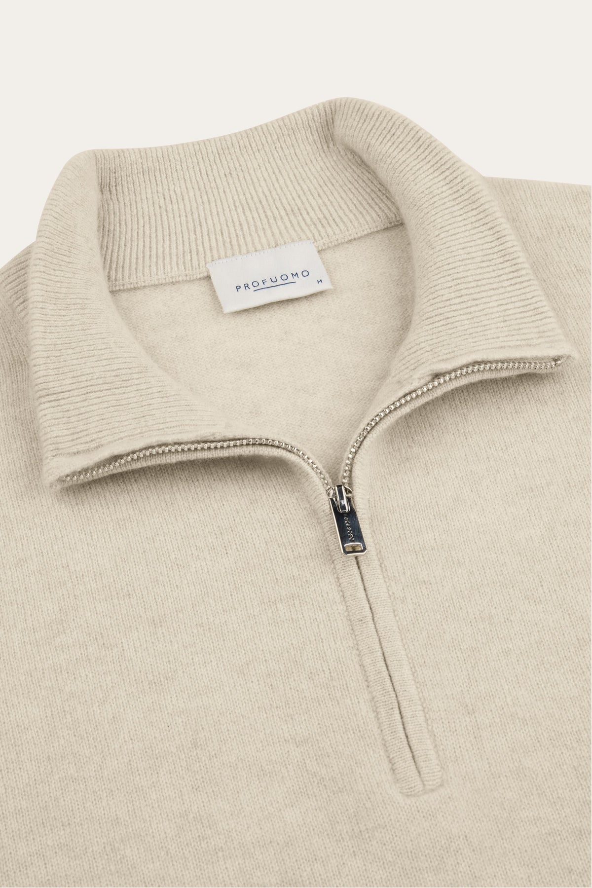 Zand cashmere half zip