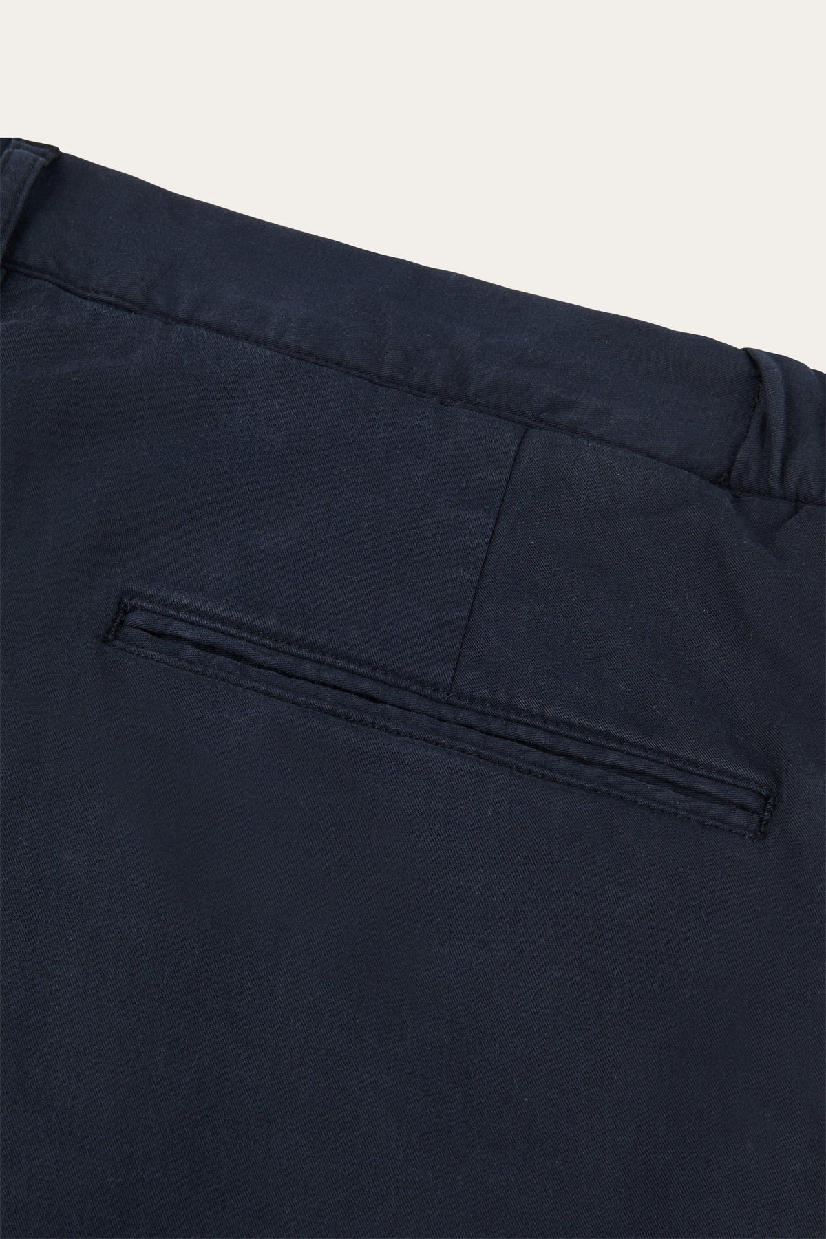 Navy stretch chino