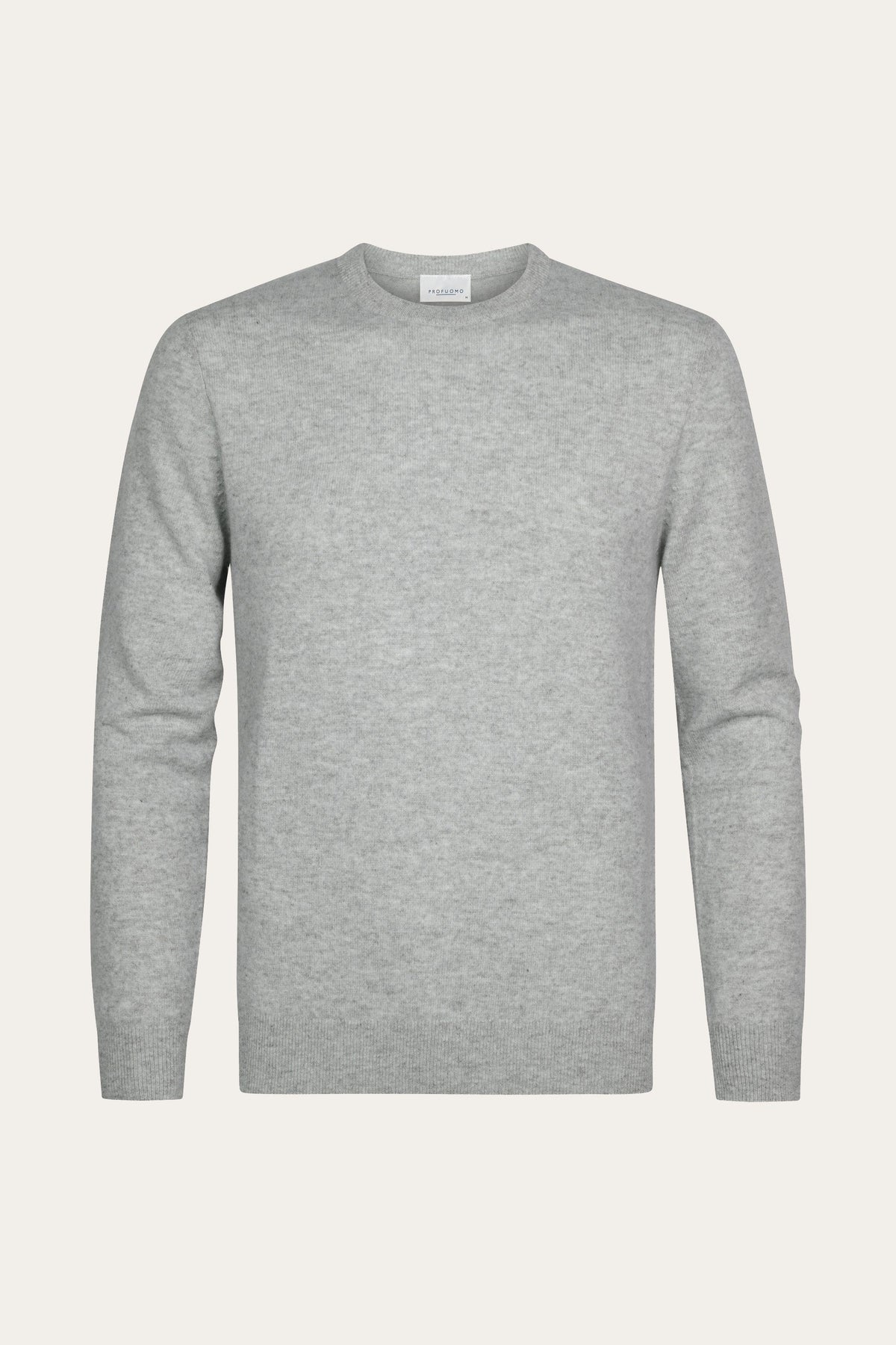 Grijze cashmere crewneck